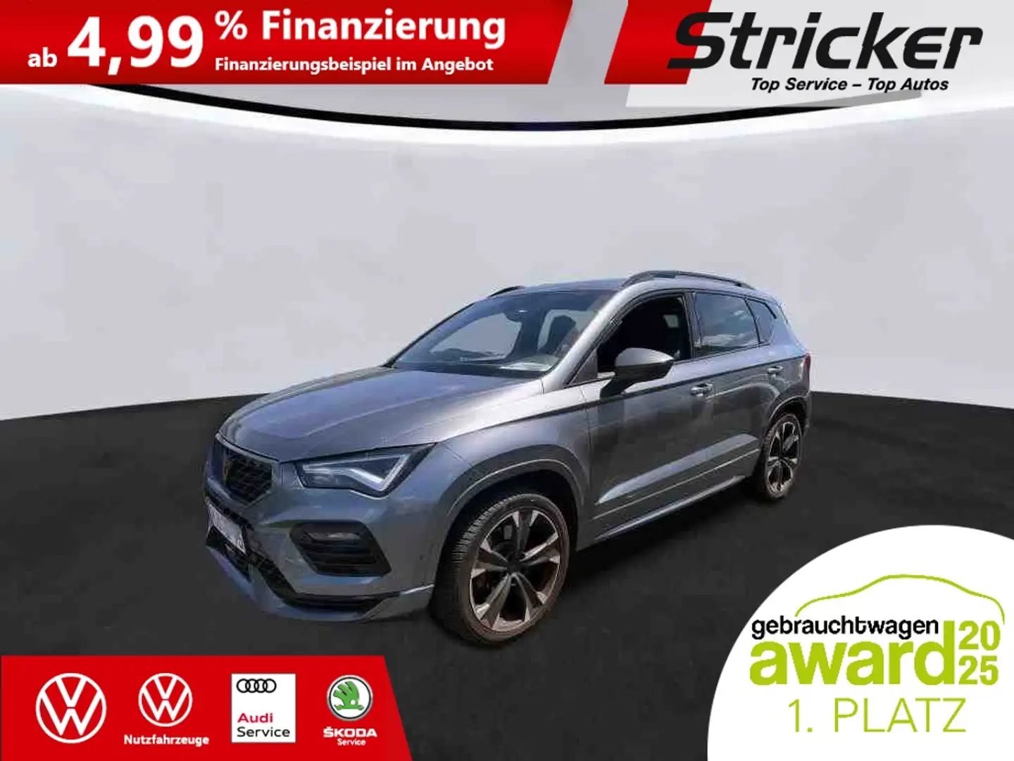 CUPRA Ateca 2.0TSI 356,-ohne Anzahlung Pano Beats Grau - 1