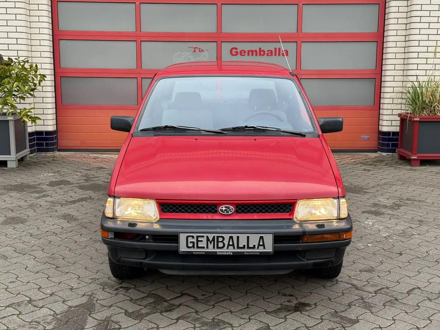 Subaru Justy JUSTY 4WD-ECVT 1.2 S II, DEUTSCHES FAHRZEUG Rouge - 2