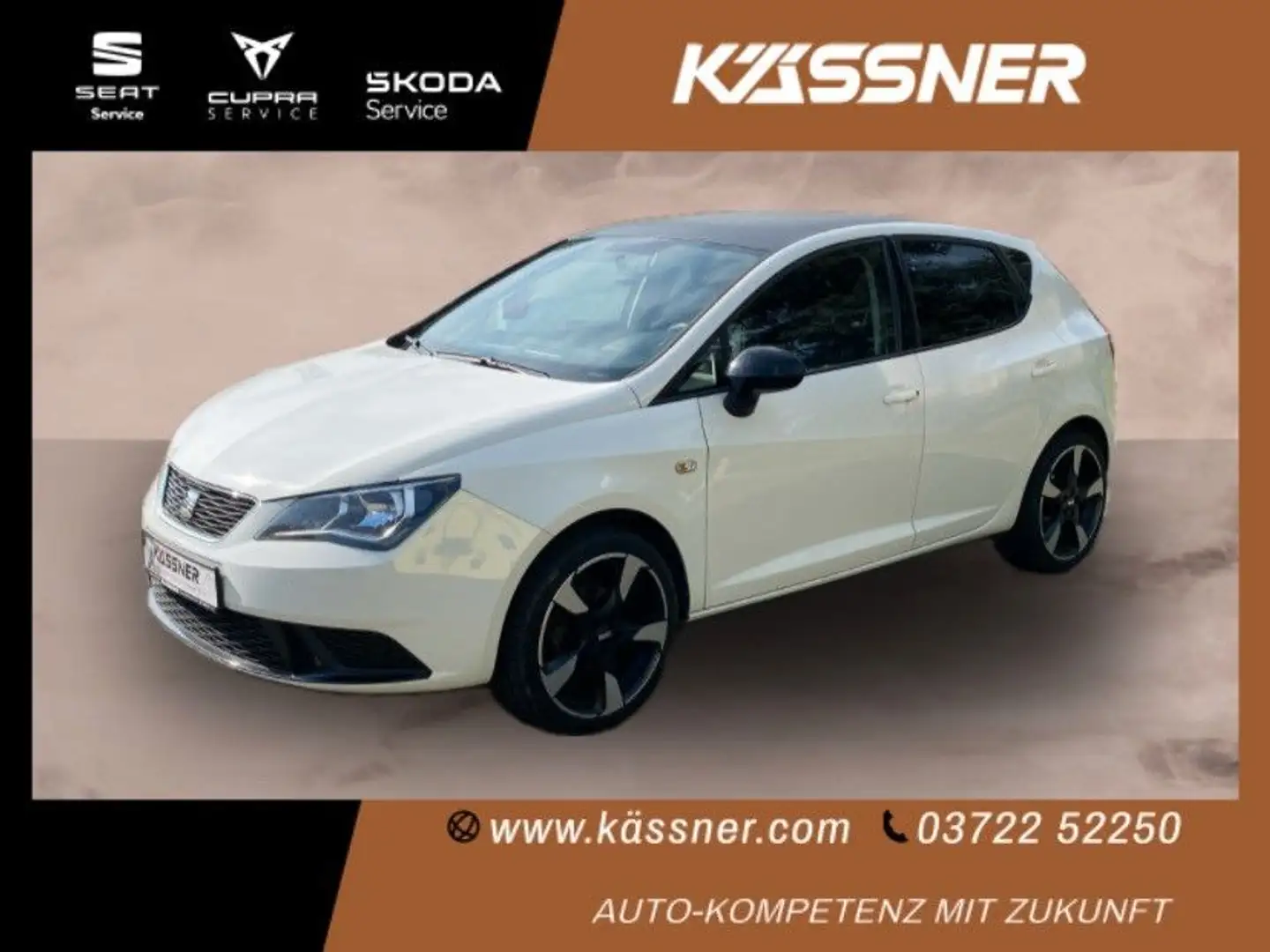SEAT Ibiza Style 1,2 TSI 17"LM Weiß - 1