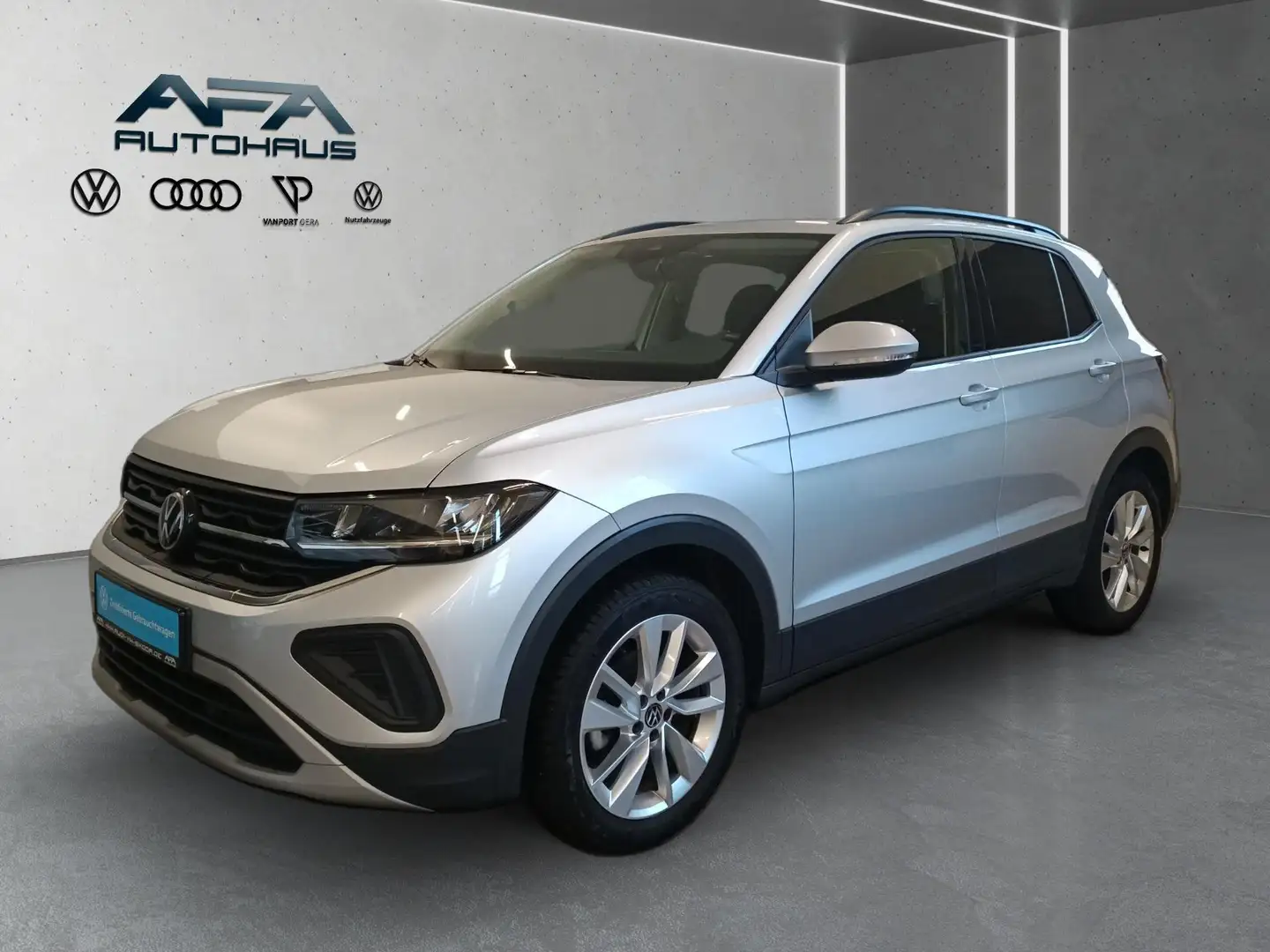 Volkswagen T-Cross 1.0 TSI LIFE DSG LED*NAV*ACC*RFK*App-Co. Silber - 2