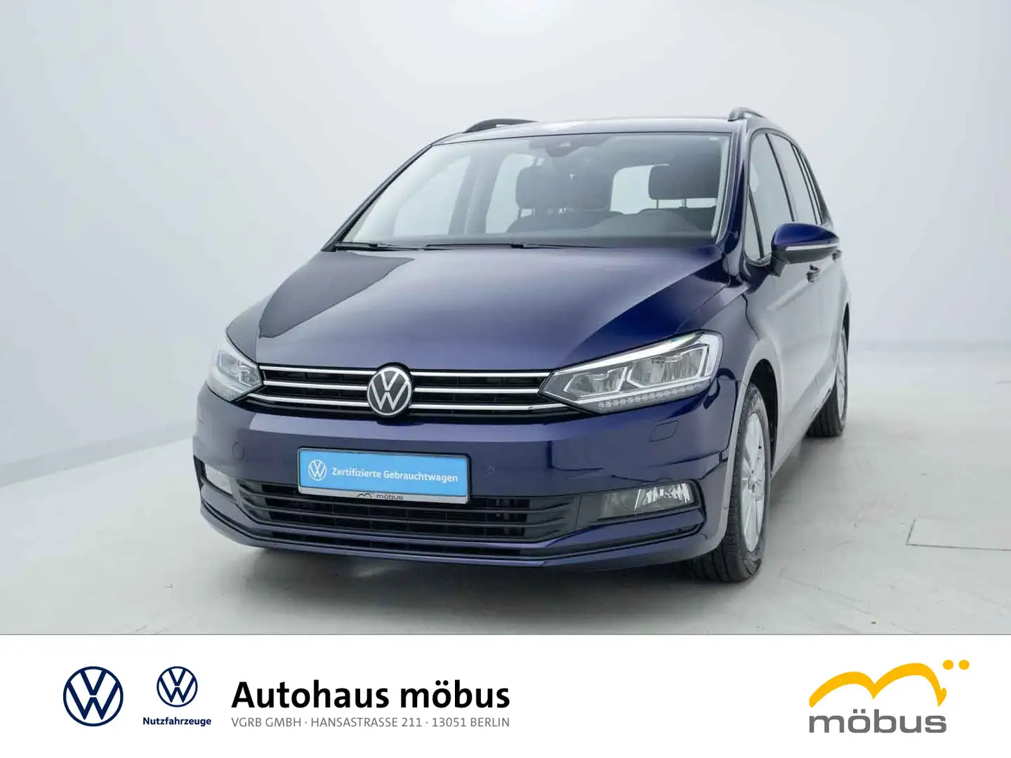 Volkswagen Touran 2.0 TDI *DSG*APP*NAV*RFK*LED* Blau - 2