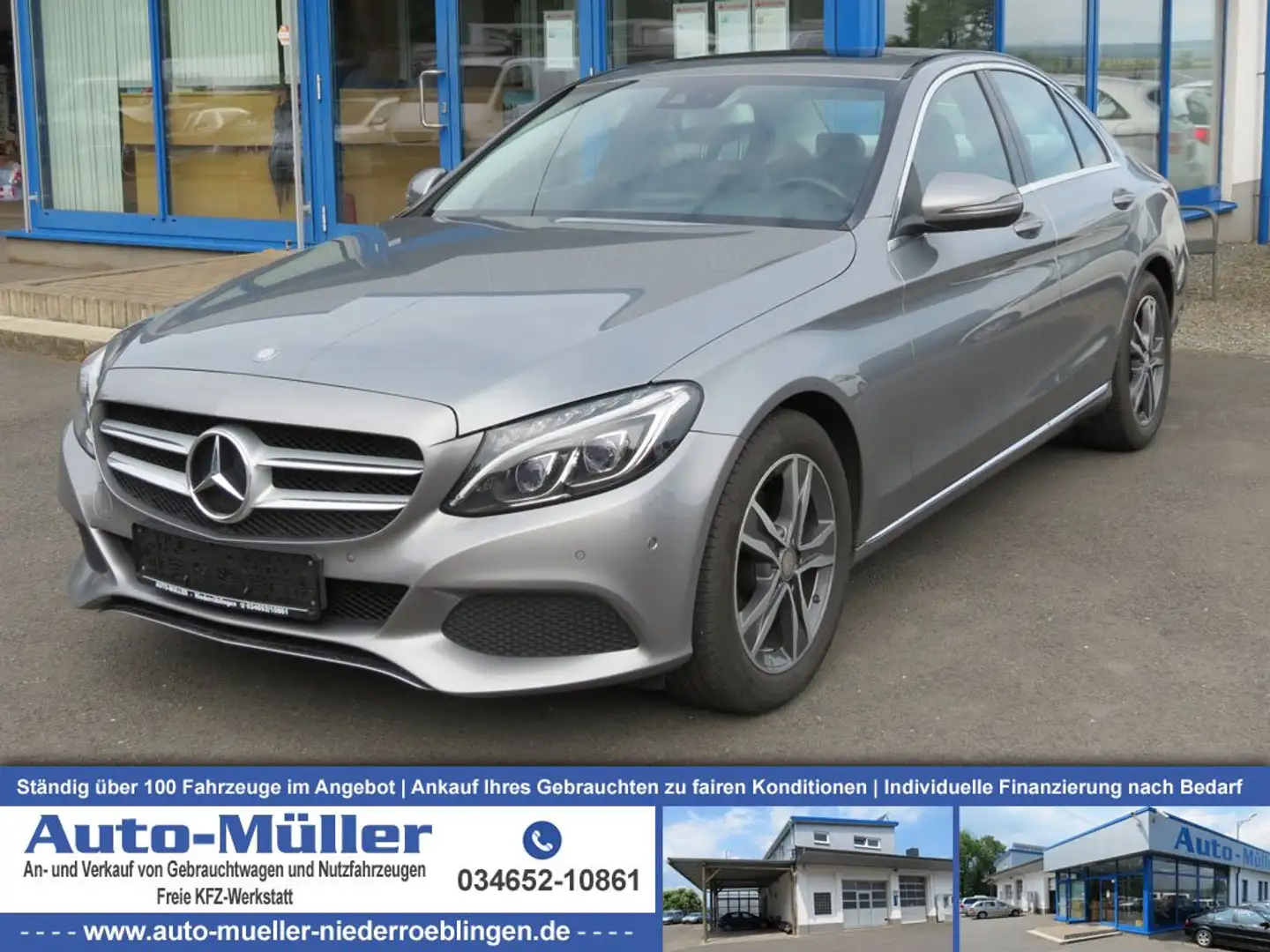 Mercedes-Benz C 220 BlueTec / d Avantgarde LED Navi Schiebedach Grigio - 1