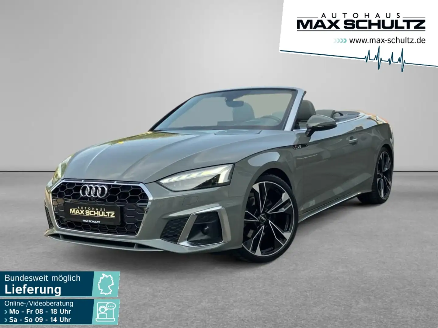 Audi A5 40 Cabrio S line 2.0 TFSI NAVI*HEAD-UP*360° Grau - 1
