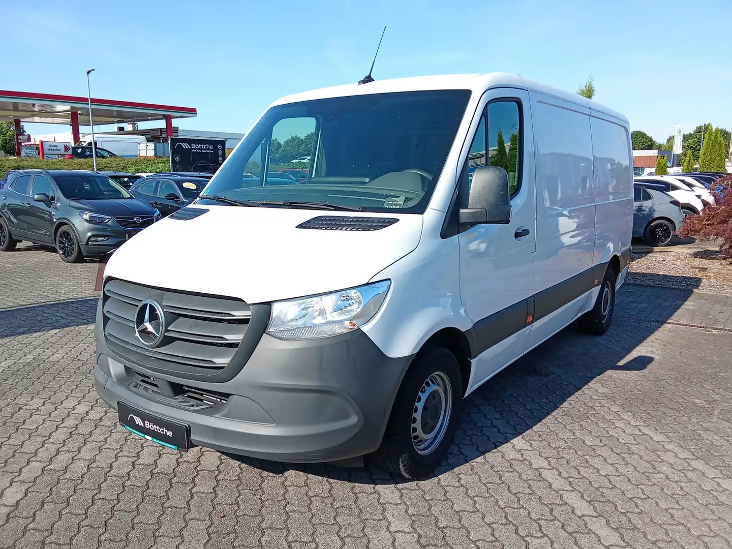 Mercedes-Benz Sprinter 2.1 CDI L2 Klima AHK Blanc - 2
