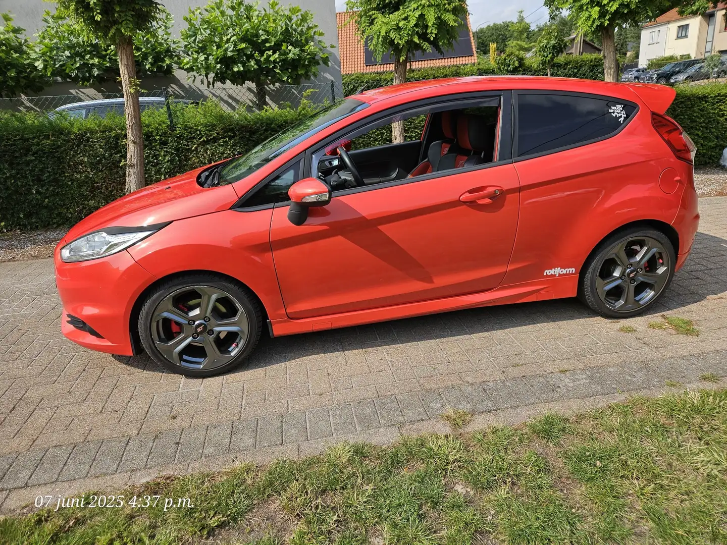 Ford Fiesta 1.6 EcoBoost mit Leder-Sport-Paket ST Portocaliu - 1