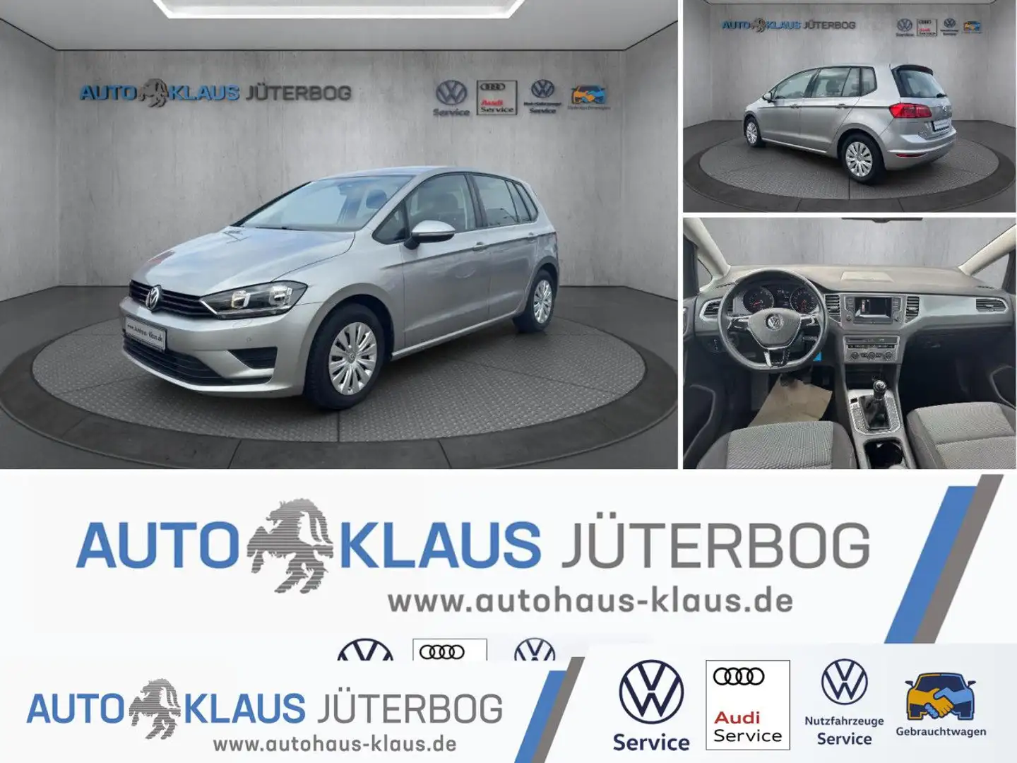 Volkswagen Golf Sportsvan Golf VII Sportsvan 1.2 TSI Climatronic+Sitzh. Plateado - 1