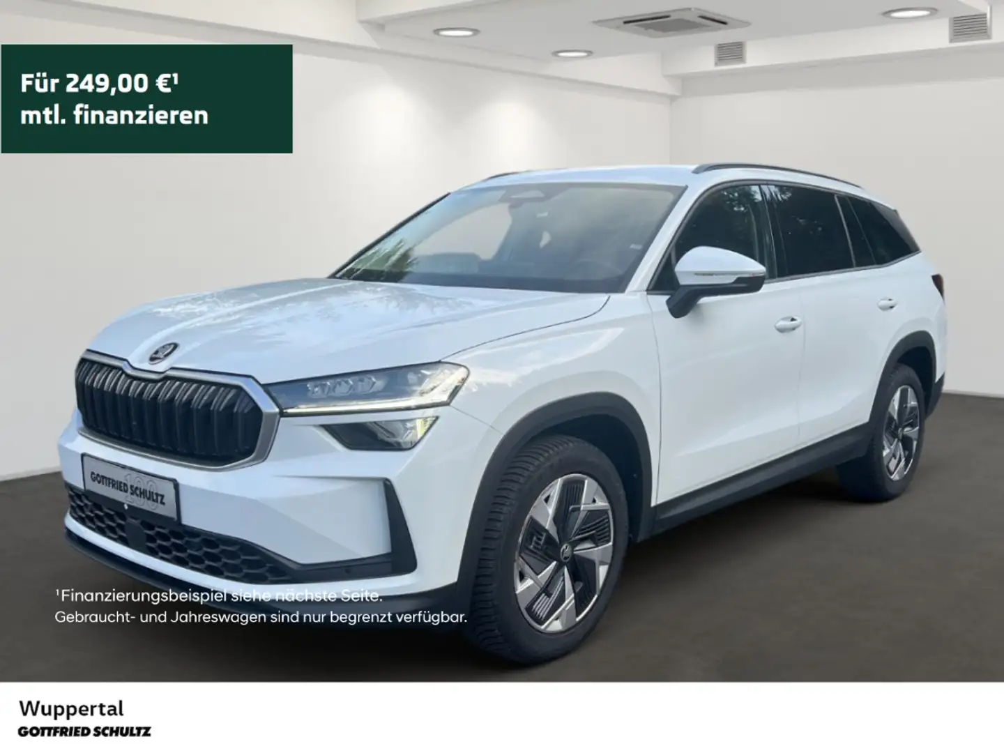 Skoda Kodiaq 2.0 TDI 4M DSG AHK NAVI ACC KAM LED SHZ PDC LM Weiß - 1