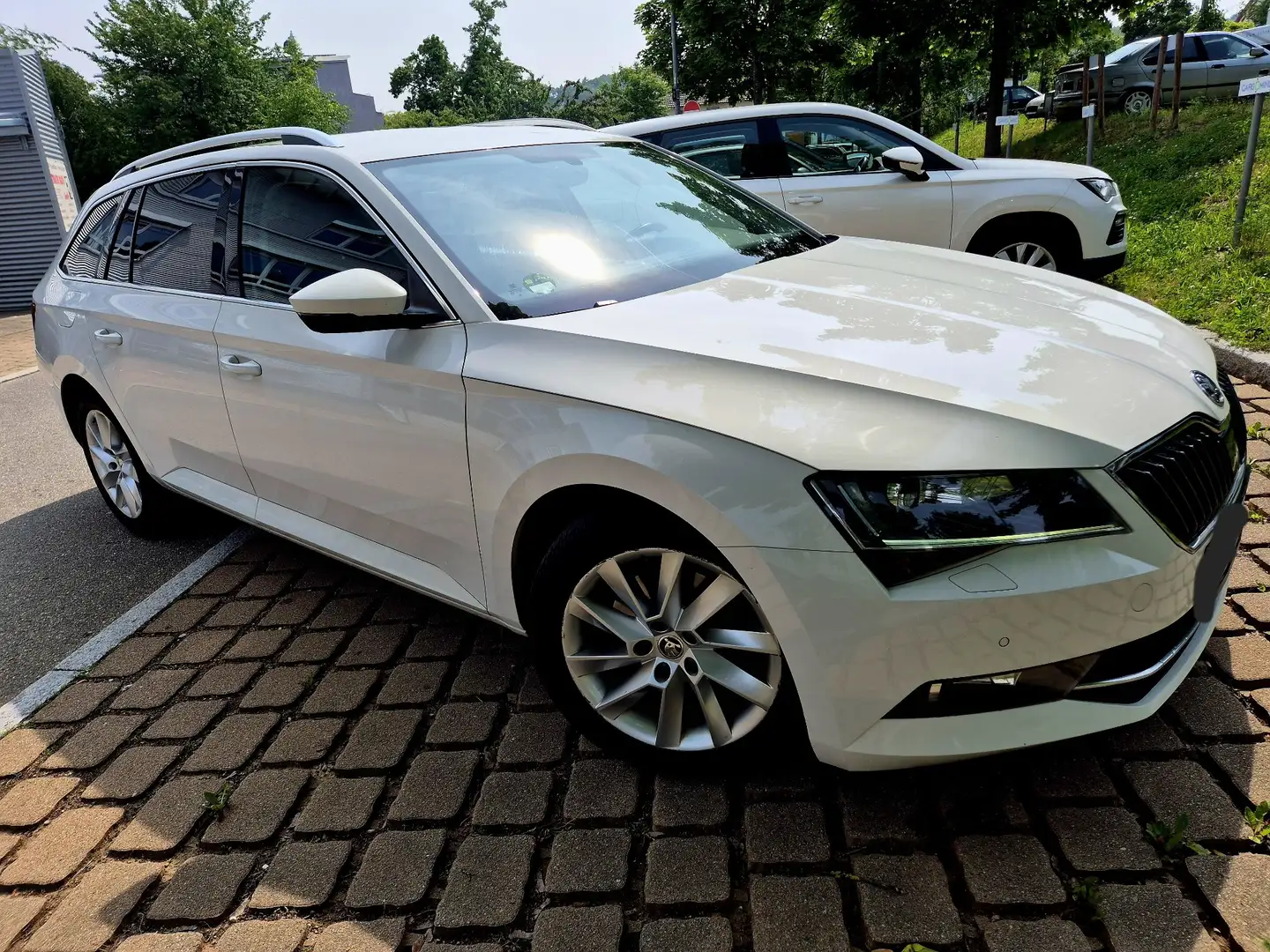 Skoda Superb Ambition 1HAND NETTO 12400 EURO Blanc - 1