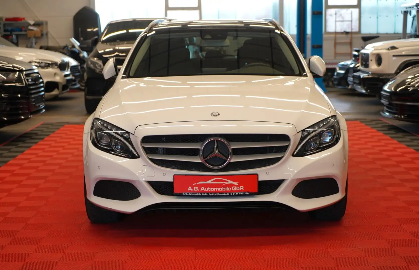 Mercedes-Benz C 200 CGI 4Matic T. Aut. 2.Hand*LED*Pano*Memory Weiß - 2
