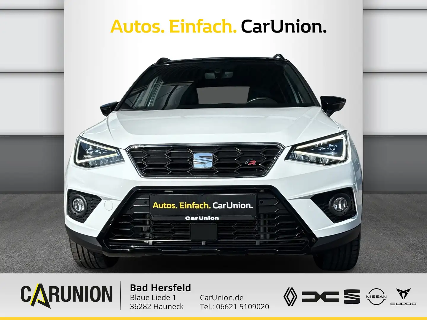 SEAT Arona FR 1.5 TSI 7-Gang DSG Black Edition AHK Blanc - 2