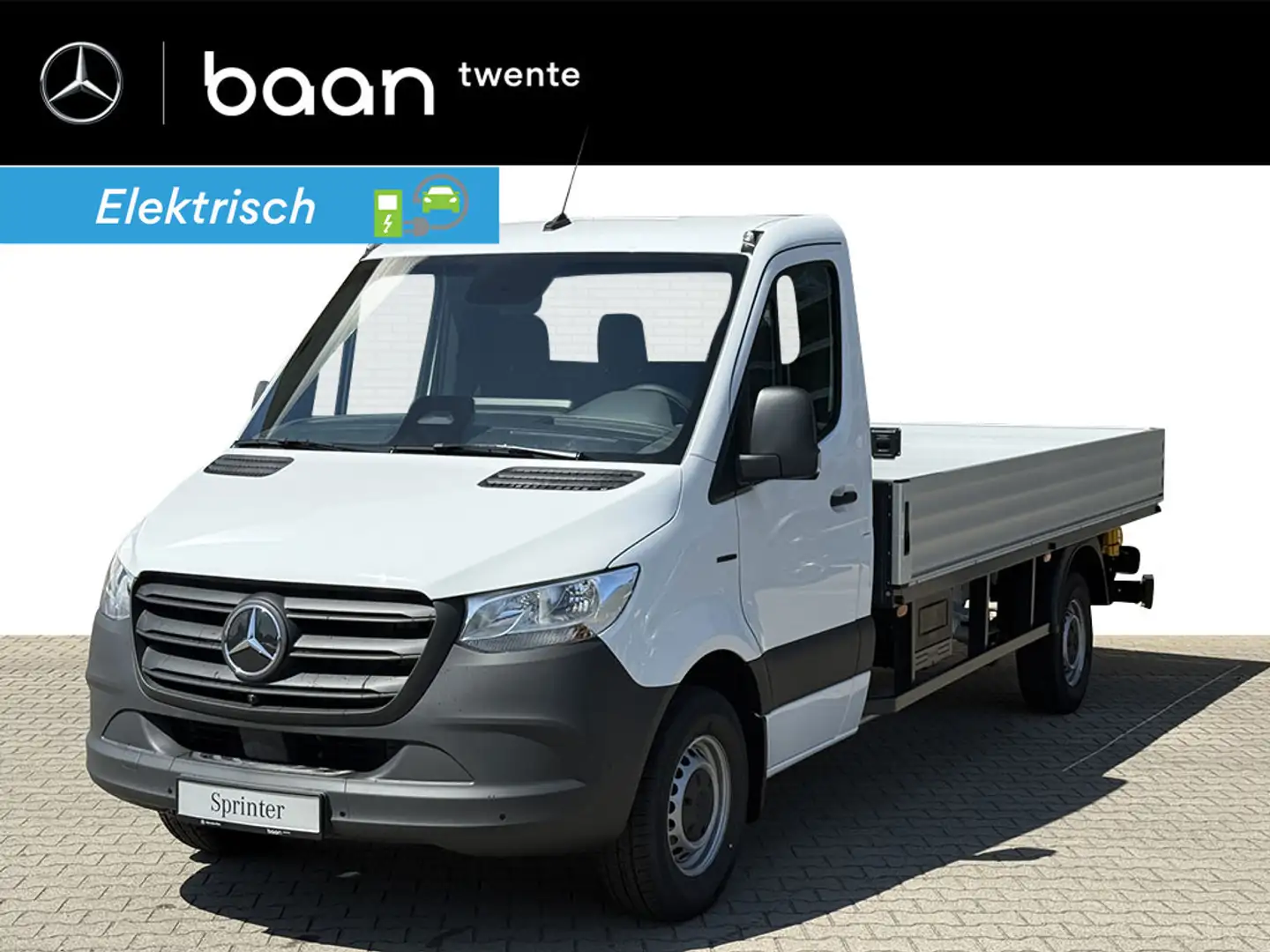Mercedes-Benz 420 eSprinter Chassis L3 Pro 81kWh I 4250 GVW I Open L Blanc - 1