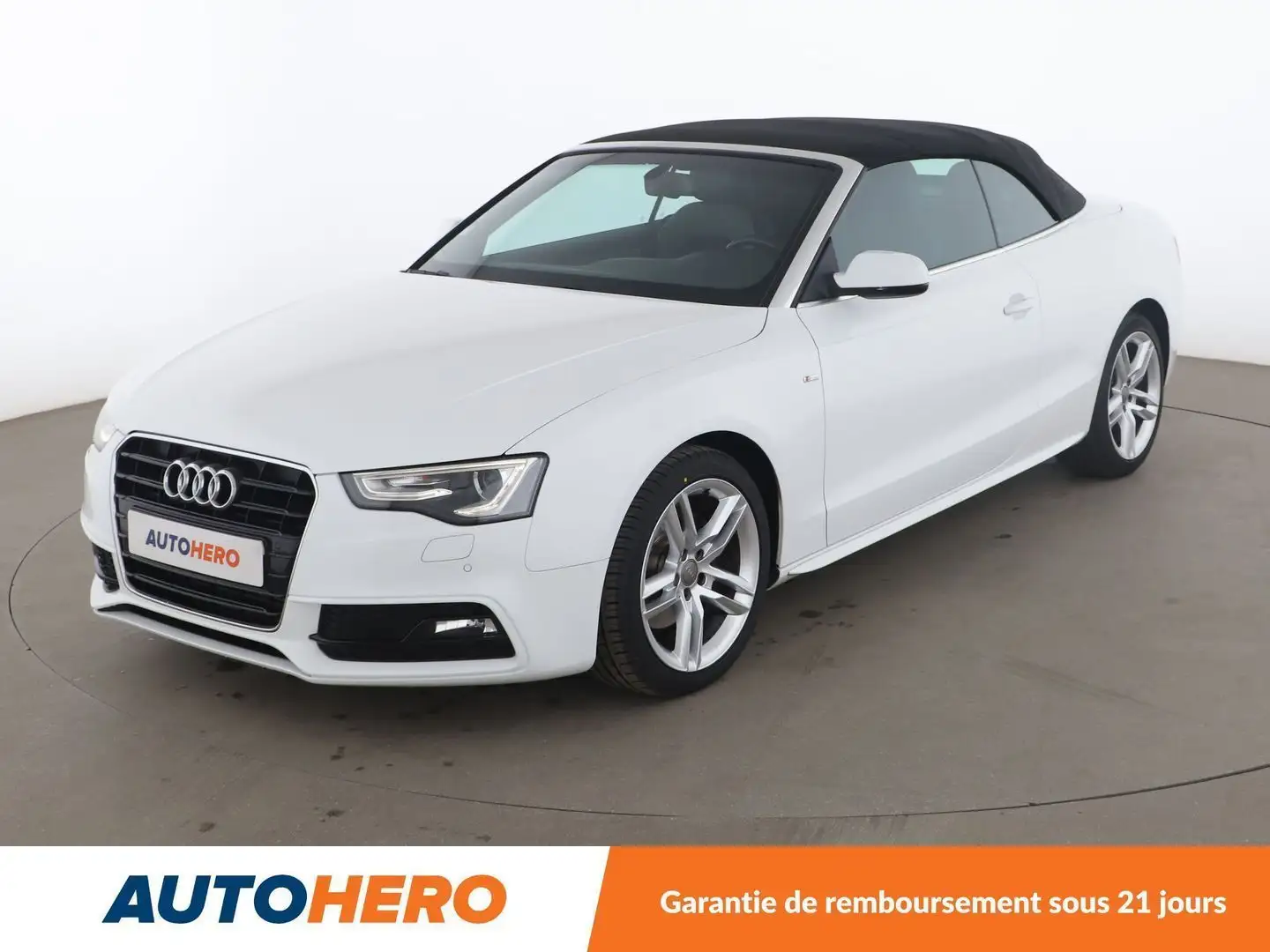 Audi A5 1.8 TFSI Multitronic Cabriolet Blanc - 1