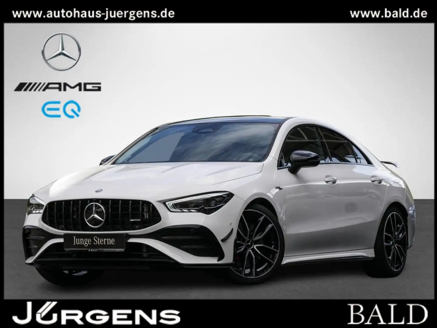 Mercedes-Benz CLA 35 AMG 4M Aero+/Pano/Burm/Night II/MBeam/19" Weiß - 2