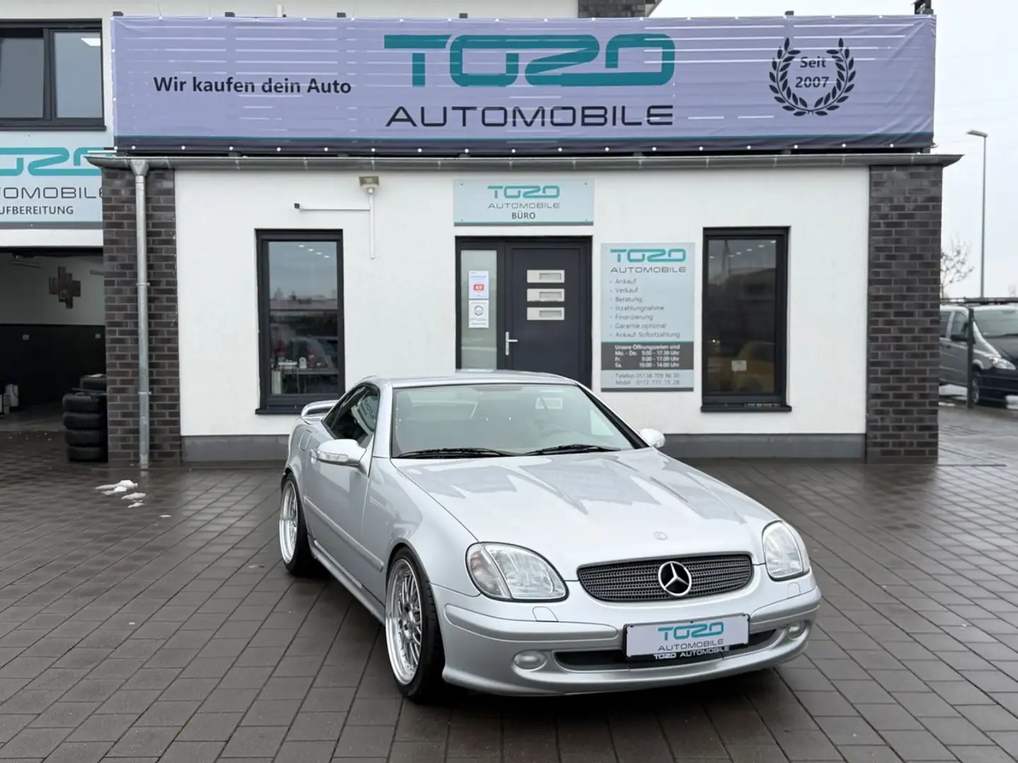 Mercedes-Benz SLK 200 SLK200 Kompressor*LEDER*XENON*SHZ*TRAUM ZUSTAND* Silber - 1
