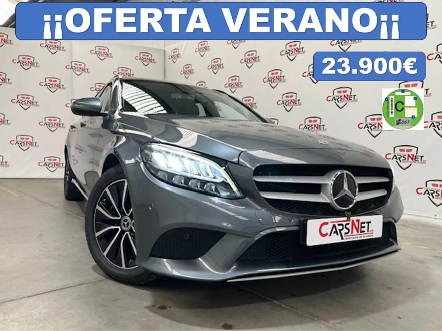 Mercedes-Benz C 220 Estate 220d 9G-Tronic Szary - 1