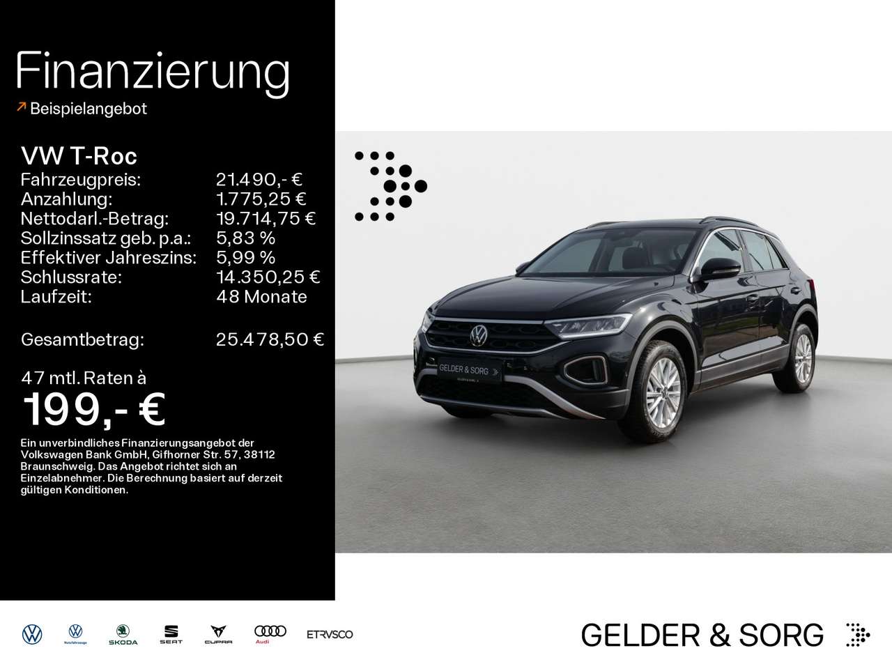 Volkswagen T-Roc 2024 — Life 2.0 TDI RFK*LED*DAB+*ACC*Digital
