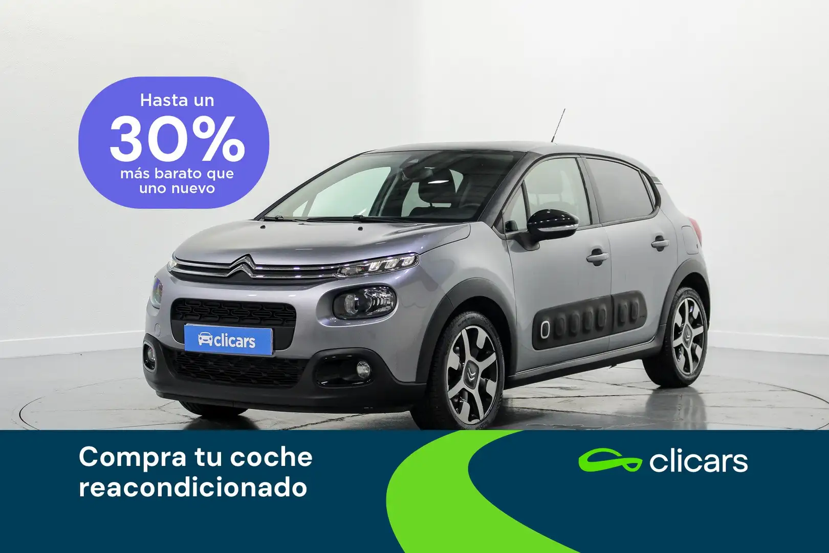 Citroen C3 1.2 PureTech S&S Shine 83 Gris - 1