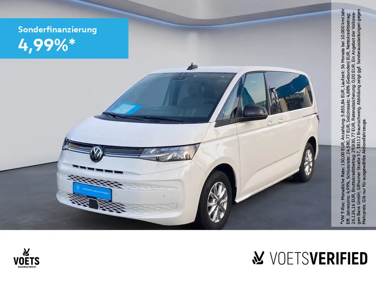 Volkswagen T7 Multivan Life 2.0 TDI DSG LED+KLIMA+NAVI Weiß - 1