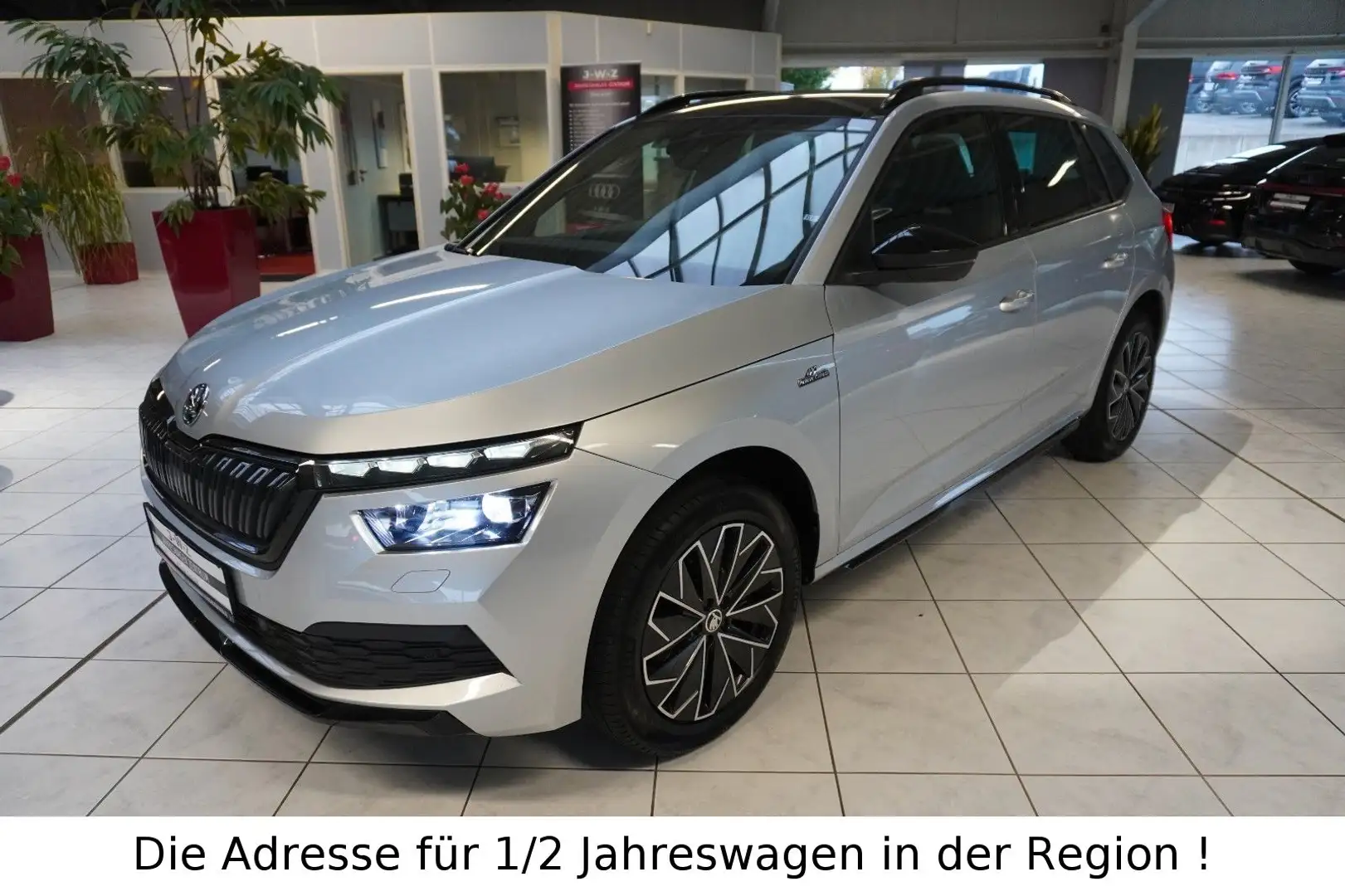 Skoda Kamiq Monte Carlo 1.0 TSI DSG*PANO*NAVI*KAMERA* Silber - 1