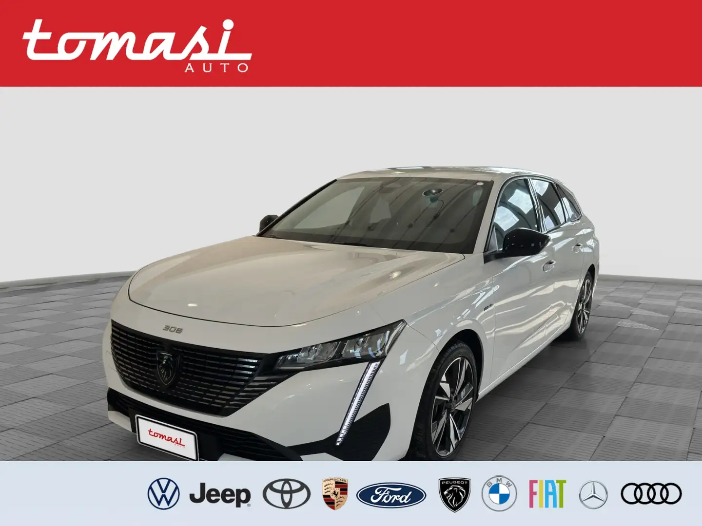Peugeot 308 Hybrid 180 e-EAT8 SW Allure Bianco - 1