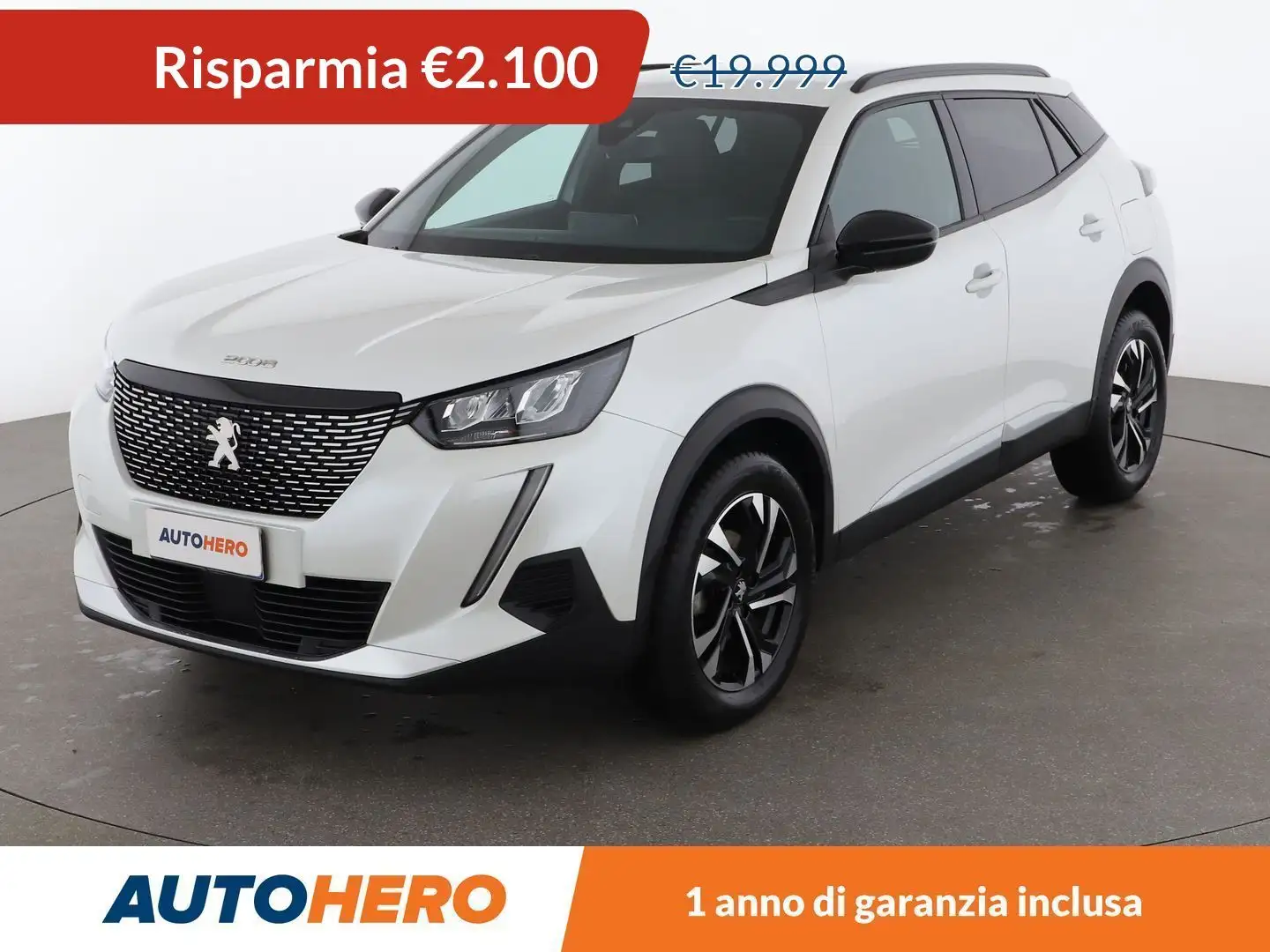Peugeot 2008 1.2 PureTech Allure 100 CV Bianco - 1