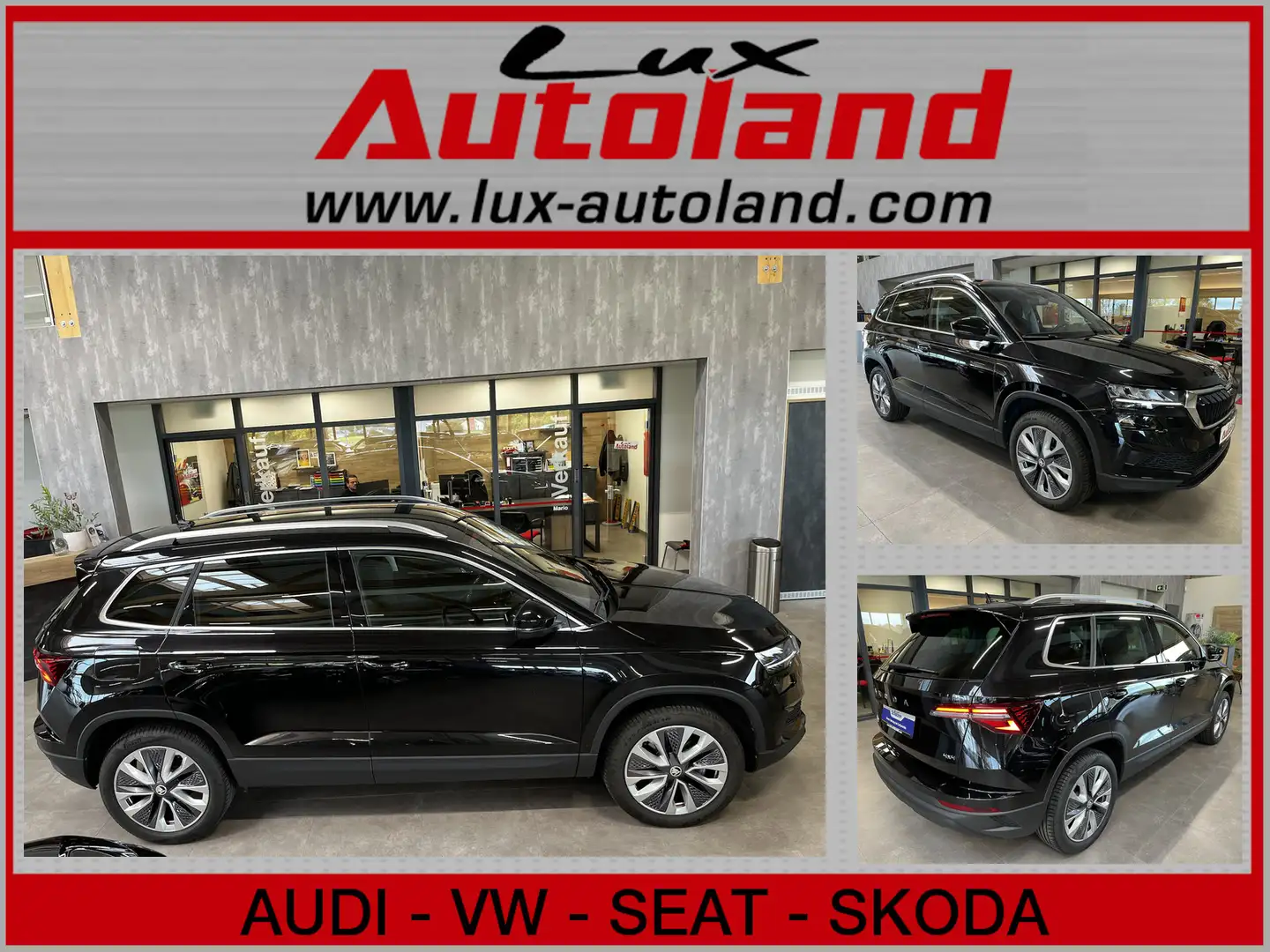 Skoda Karoq Top Selection 4x4 TDI DSG Navi ACC AHK 5JG Noir - 1