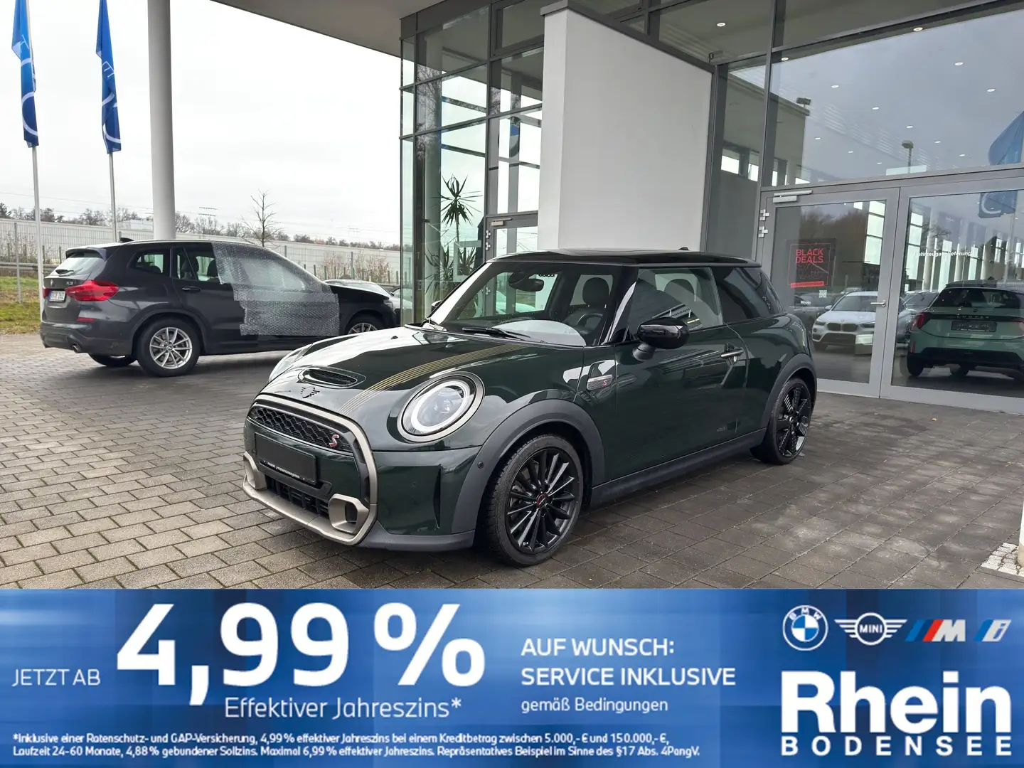 MINI Cooper S 3-Türer Glasdach DrivingAssist Navi Grün - 1