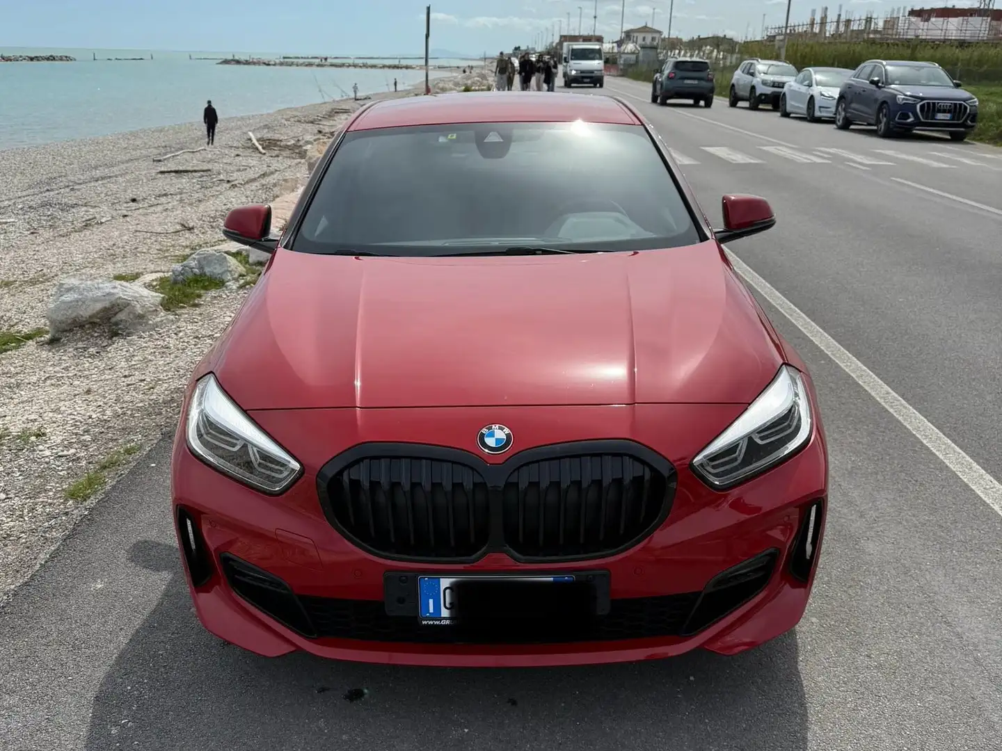 BMW 118 118i Msport 5p auto Rosso - 2