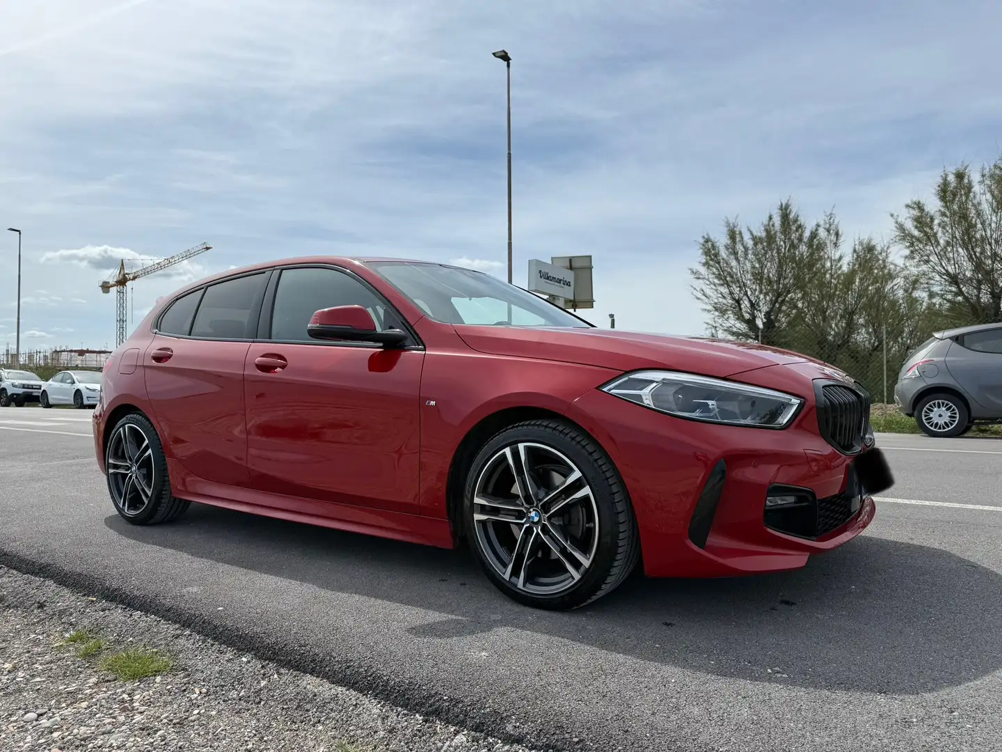 BMW 118 118i Msport 5p auto Rosso - 1