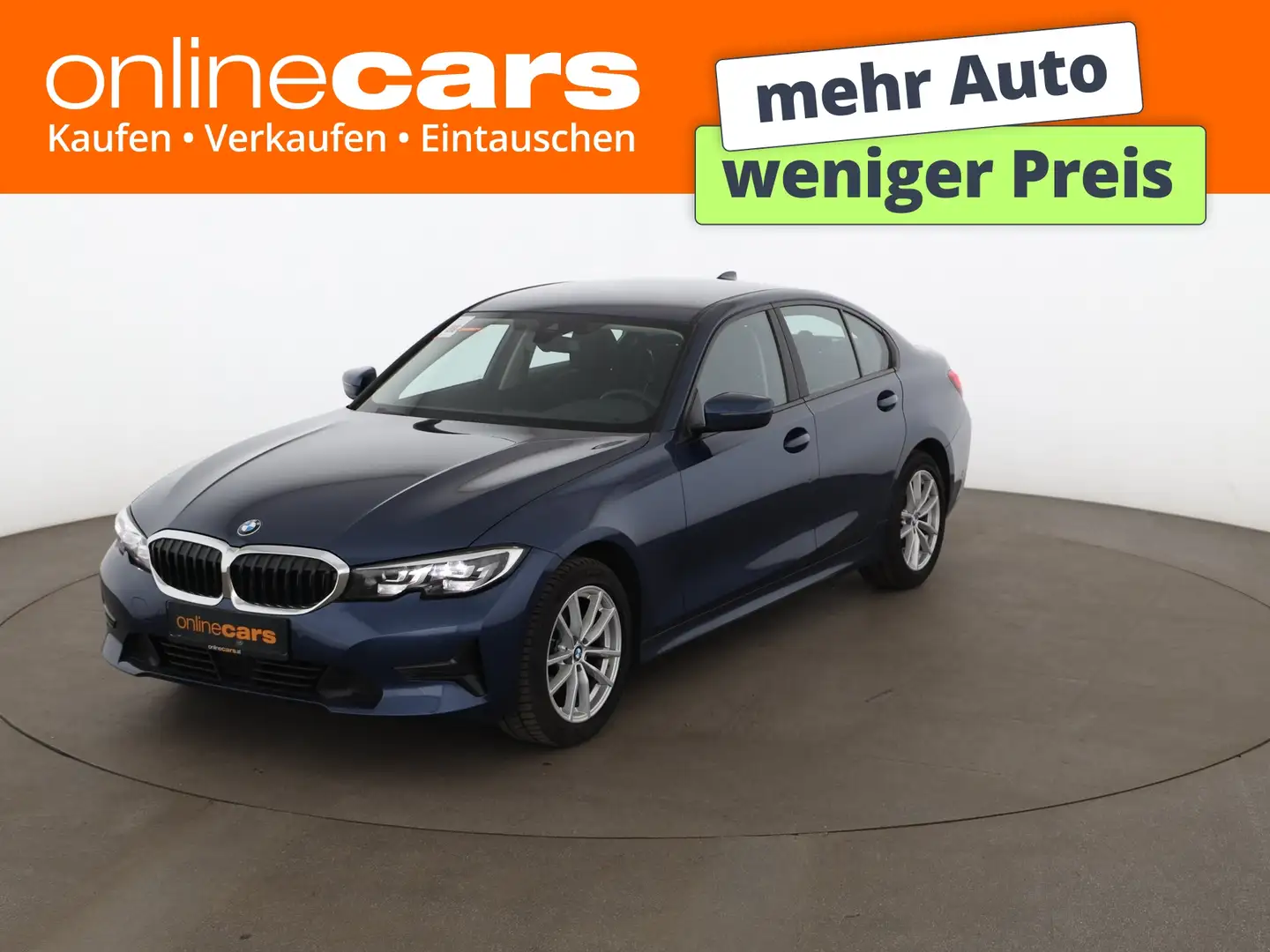 BMW 320 d Limousine xDrive Advantage Aut LED RADAR NAV Blau - 1