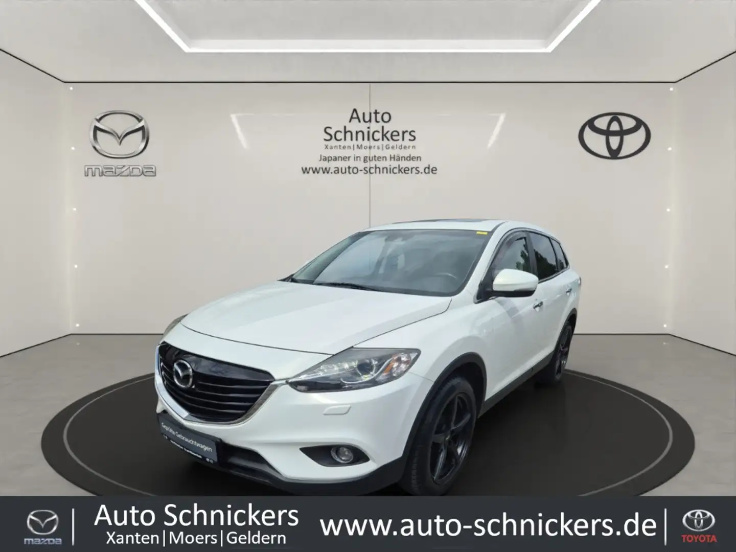 Mazda CX-9 +LEDER+7 SITZER+LPG-GASANLAGE !! Weiß - 1