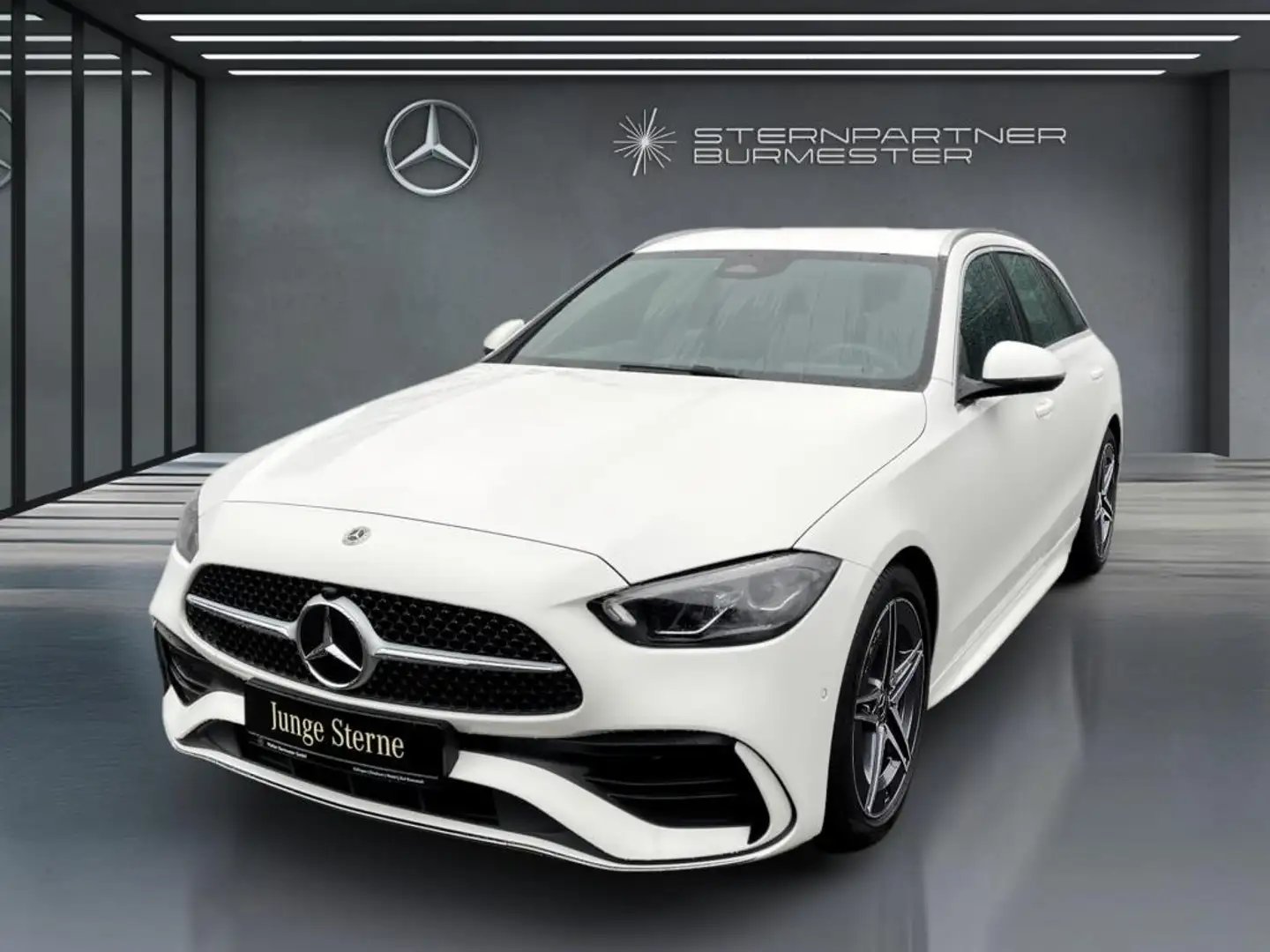 Mercedes-Benz C 300 d T AMG+MBUX+Ambiente+CarPlay+KAMERA+AHK Weiß - 1