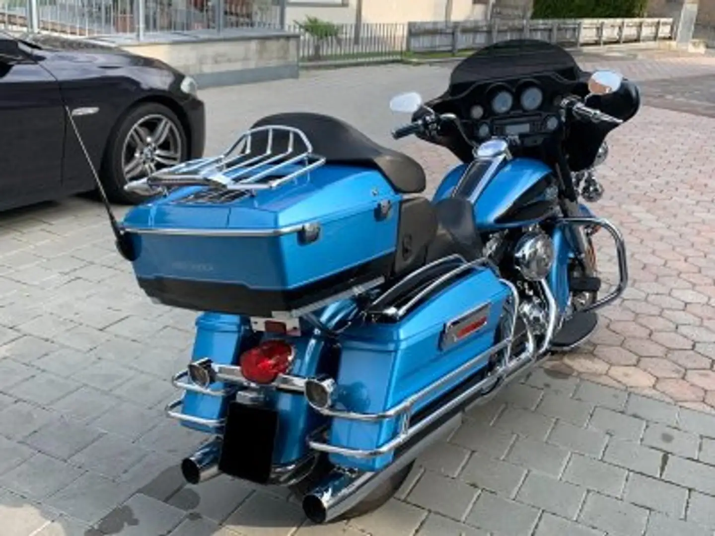Harley-Davidson Electra Glide classic Azul - 1
