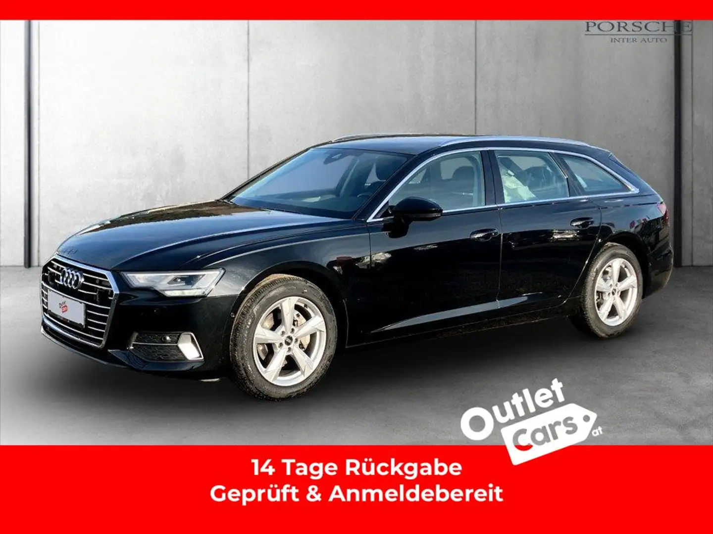 Audi A6 Avant 35 2.0 TDI sport LED+NAV+RADAR+RFK+VirC Schwarz - 1