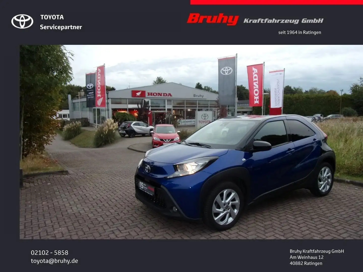 Toyota Aygo X S-CVT Pulse Automatik Allwetterreifen Bleu - 1
