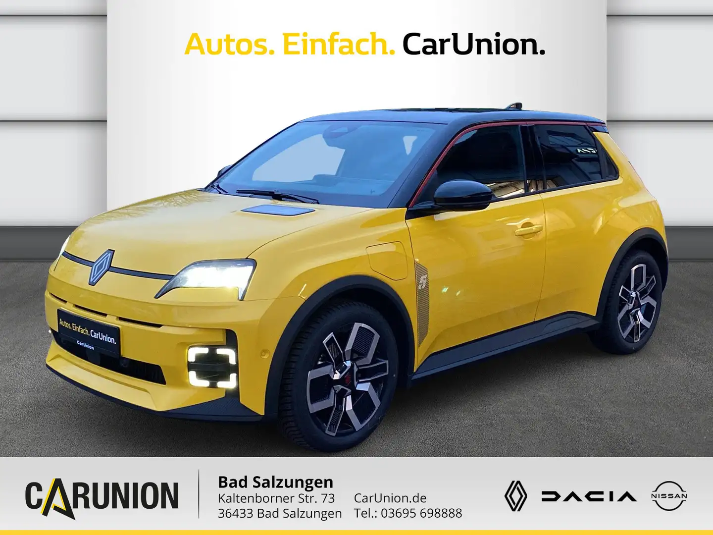 Renault R 5 E-Tech 100% elektr. Techno 150 Comfort Range Gelb - 1
