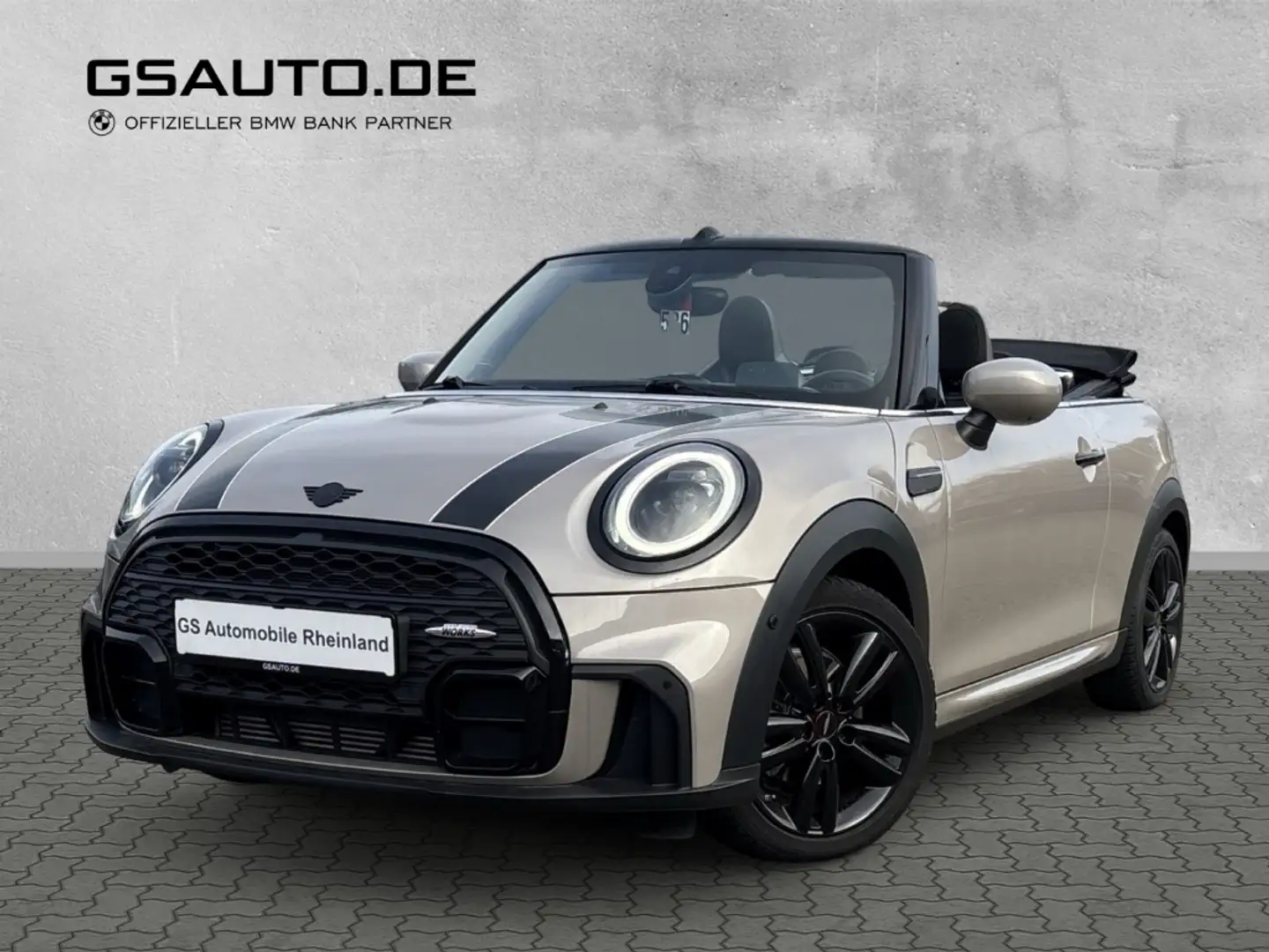 MINI Cooper Cabrio JCW Aut.Navi+HUD Kam.LED H&K Leder Grau - 1