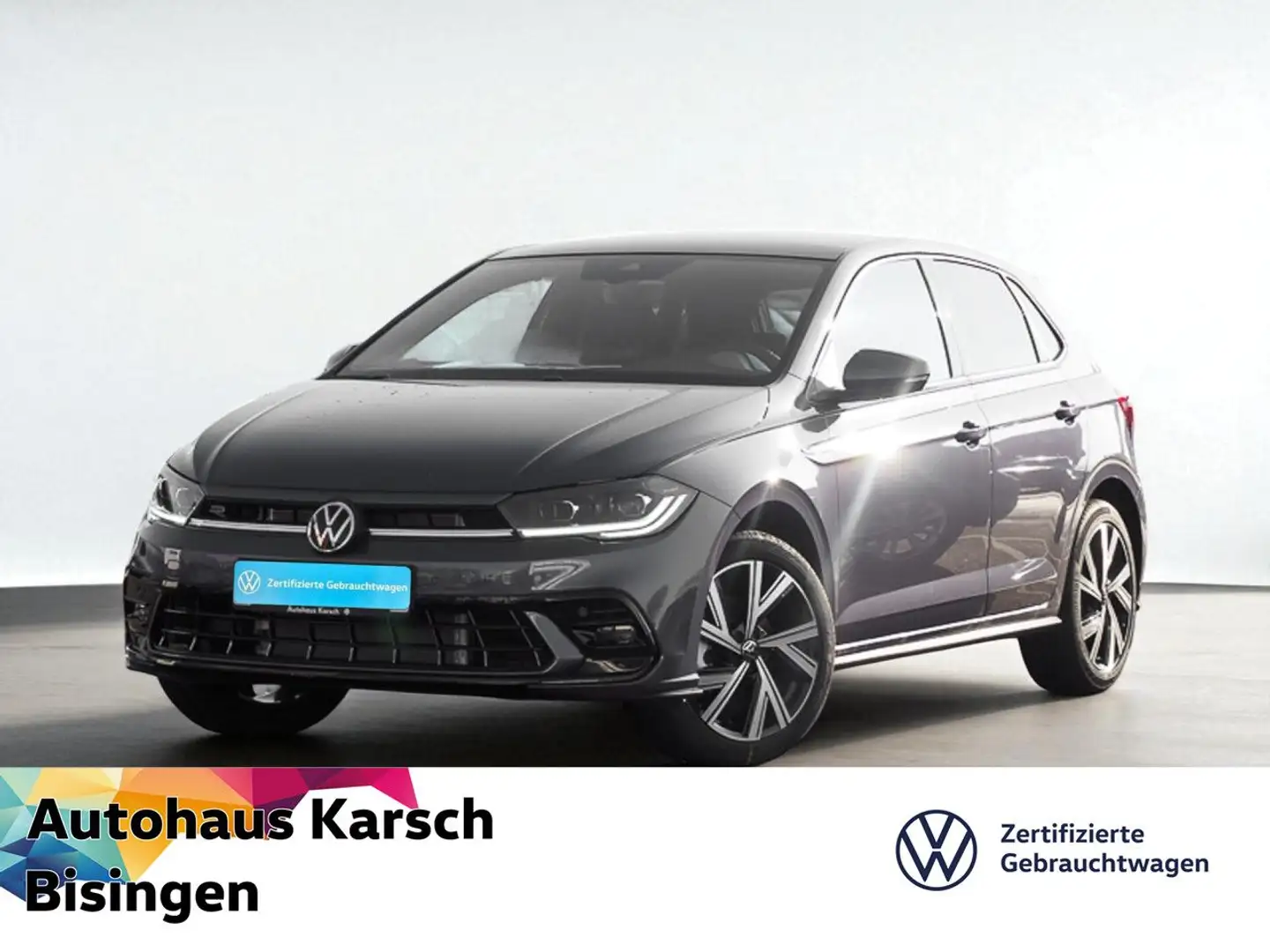 Volkswagen Polo R-Line 1.0 TSI DSG IQ.DRIVE, PANOR.DACH Navi Grau - 1