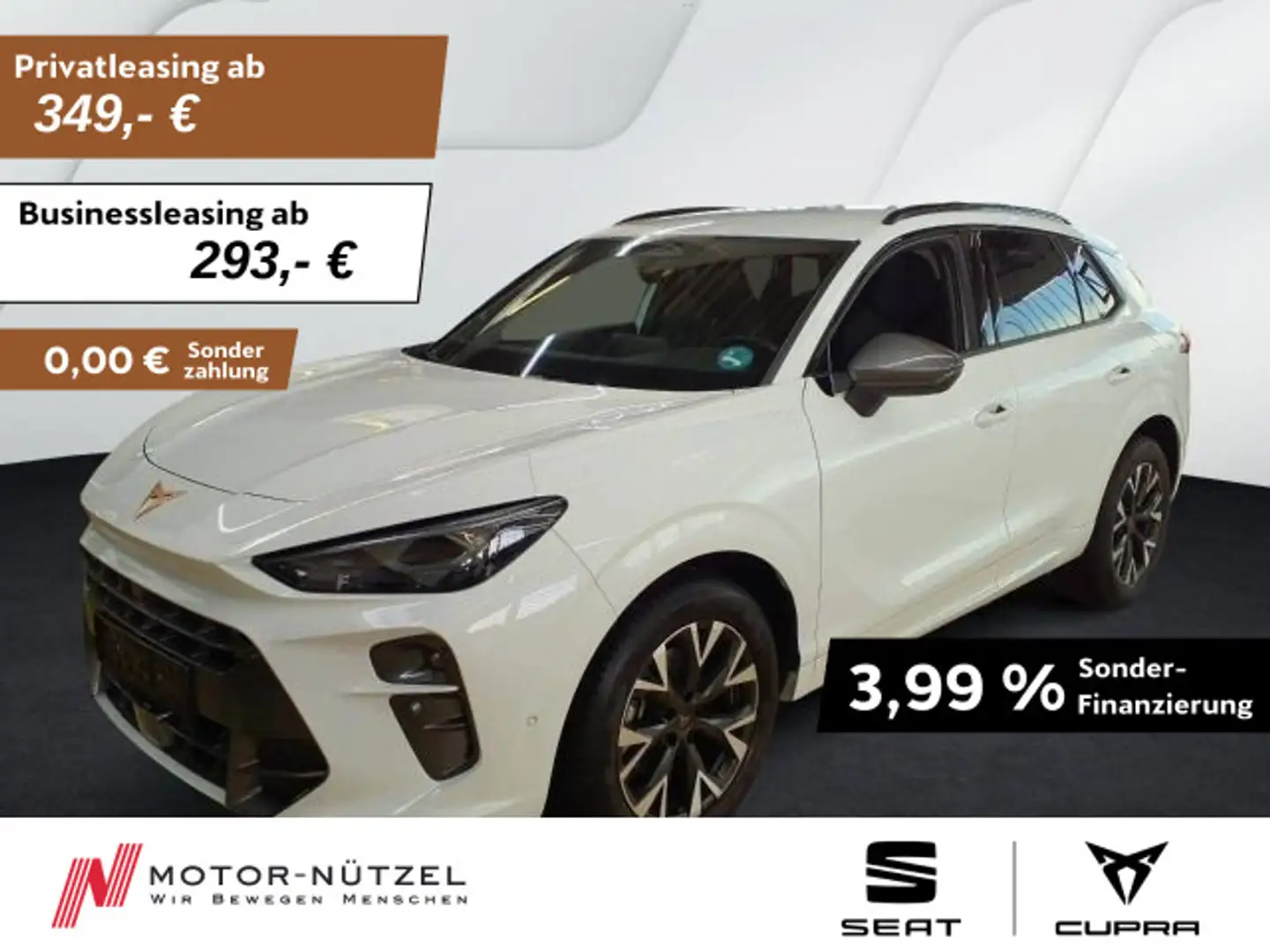CUPRA Terramar 1.5eTSI DSG LED+NAV+APP+ACC+SHZ+RFK+NSW Weiß - 1