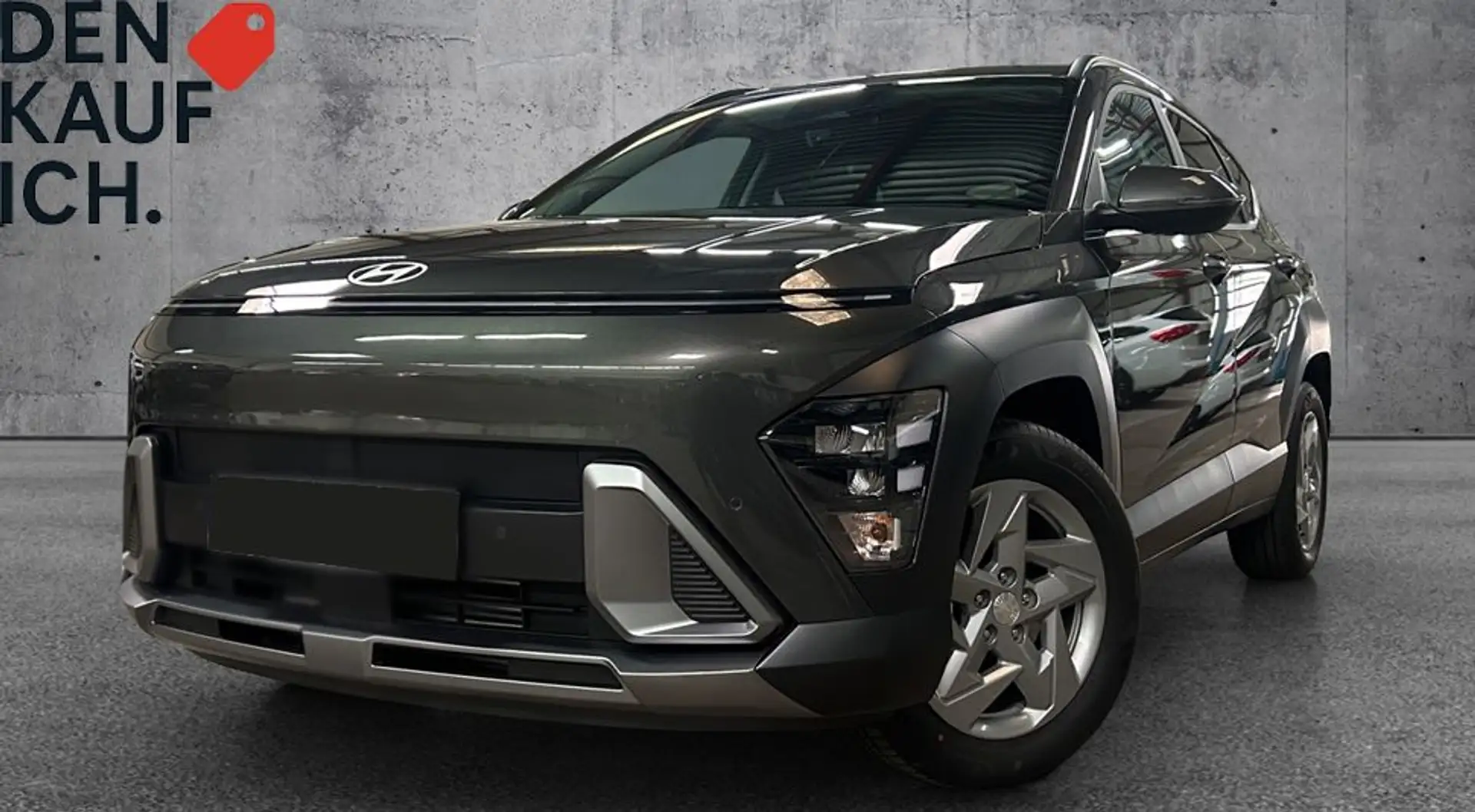 Hyundai KONA 1.6 T-GDI DCT Trend NAVI WinterPak TechPak Grijs - 1