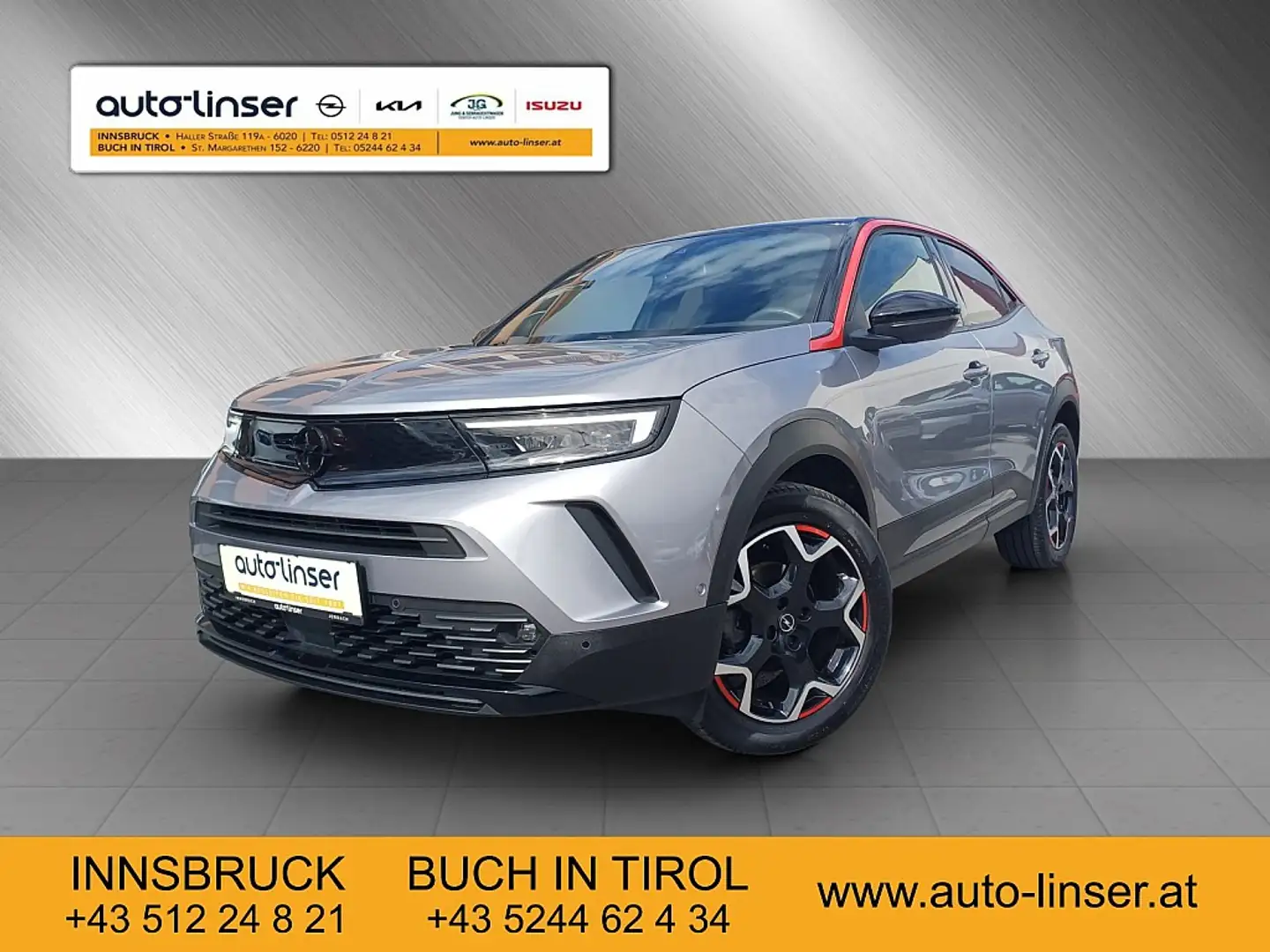 Opel Mokka 1,2 Direct Injection Turbo GS Aut. Silber - 1