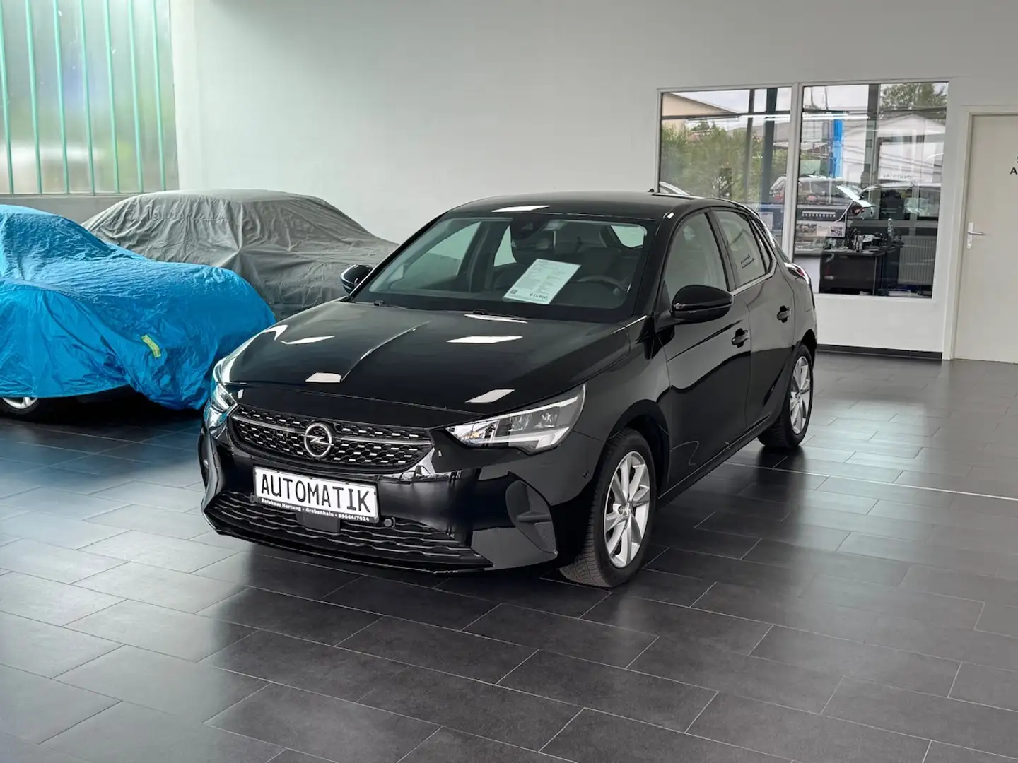 Opel Corsa Alu, Winterpaket, Klima, PDC, Car Play, Noir - 1