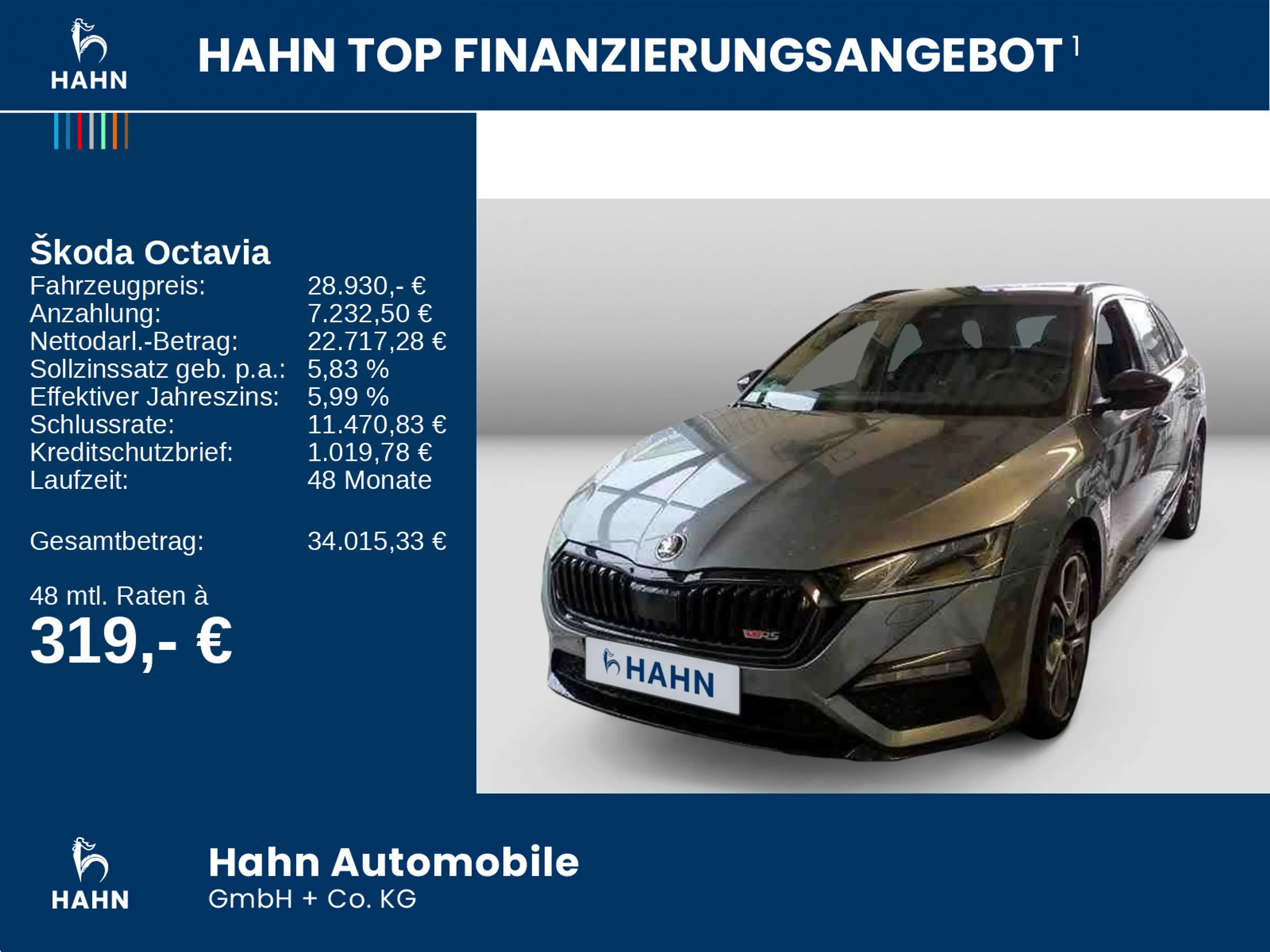 Skoda Octavia Combi RS 1.4TSI iV DSG DCC HUD Navi Cam — photo 2