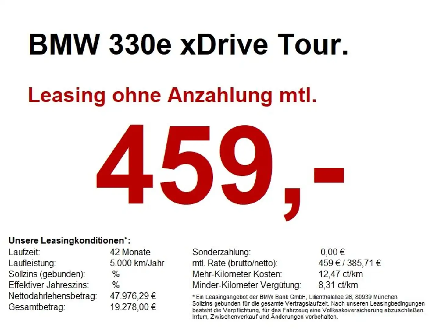 BMW 330 e xDrive Tour. M Sport Glasdach. AHK. Akustik Blanc - 1