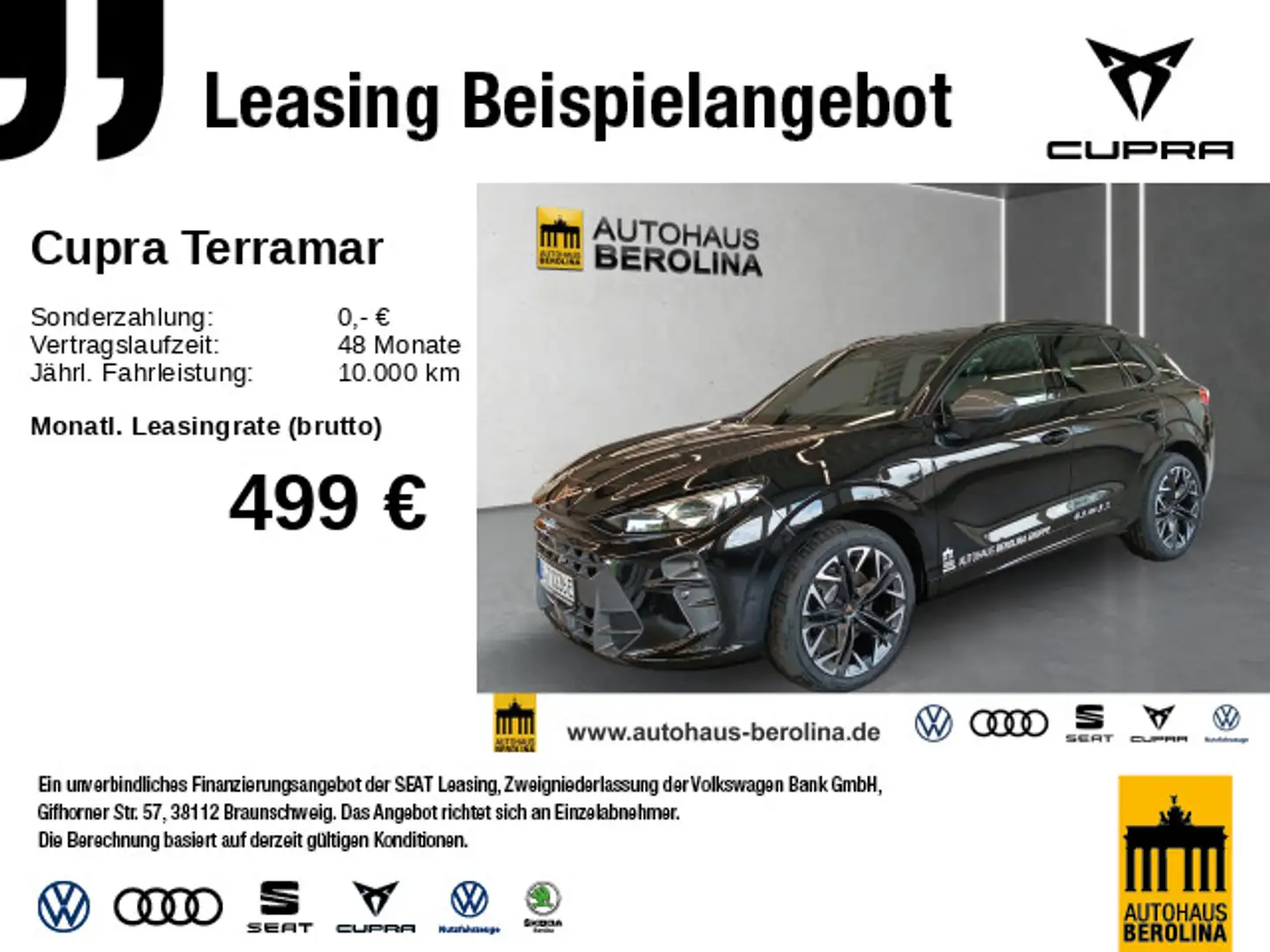 CUPRA Terramar 1.5 e-Hybrid VZ DSG *MATRIX*HuD*R-CAM* Noir - 1