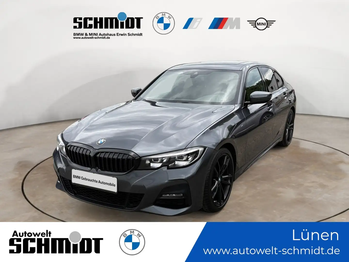 BMW 320 i M Sport + GARANTIE Gris - 1