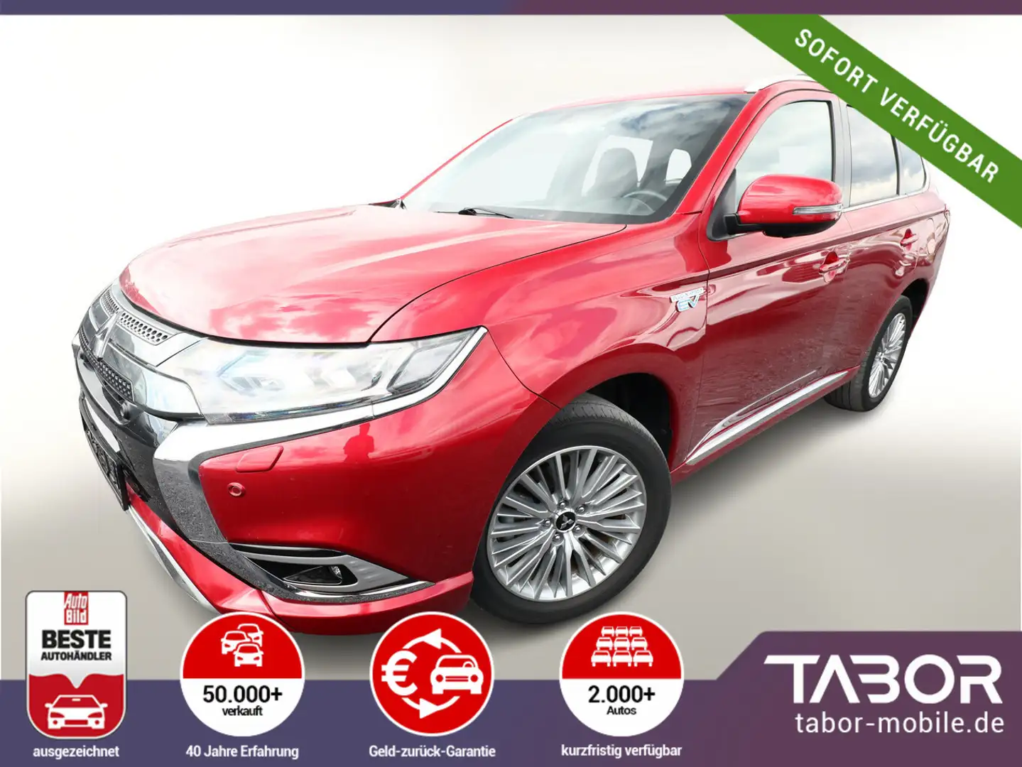 Mitsubishi Outlander 2.4 PHEV 224 4WD CVT Spirit+ LED Nav Rouge - 2