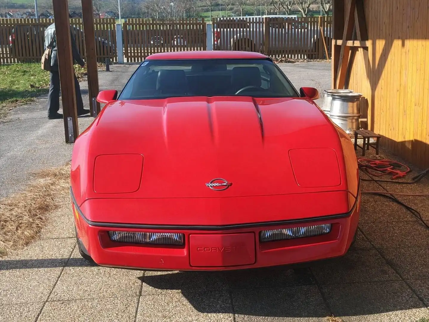 Chevrolet Corvette TARGA C4 PRÄSENTATION FAHRZEUG Rot - 1
