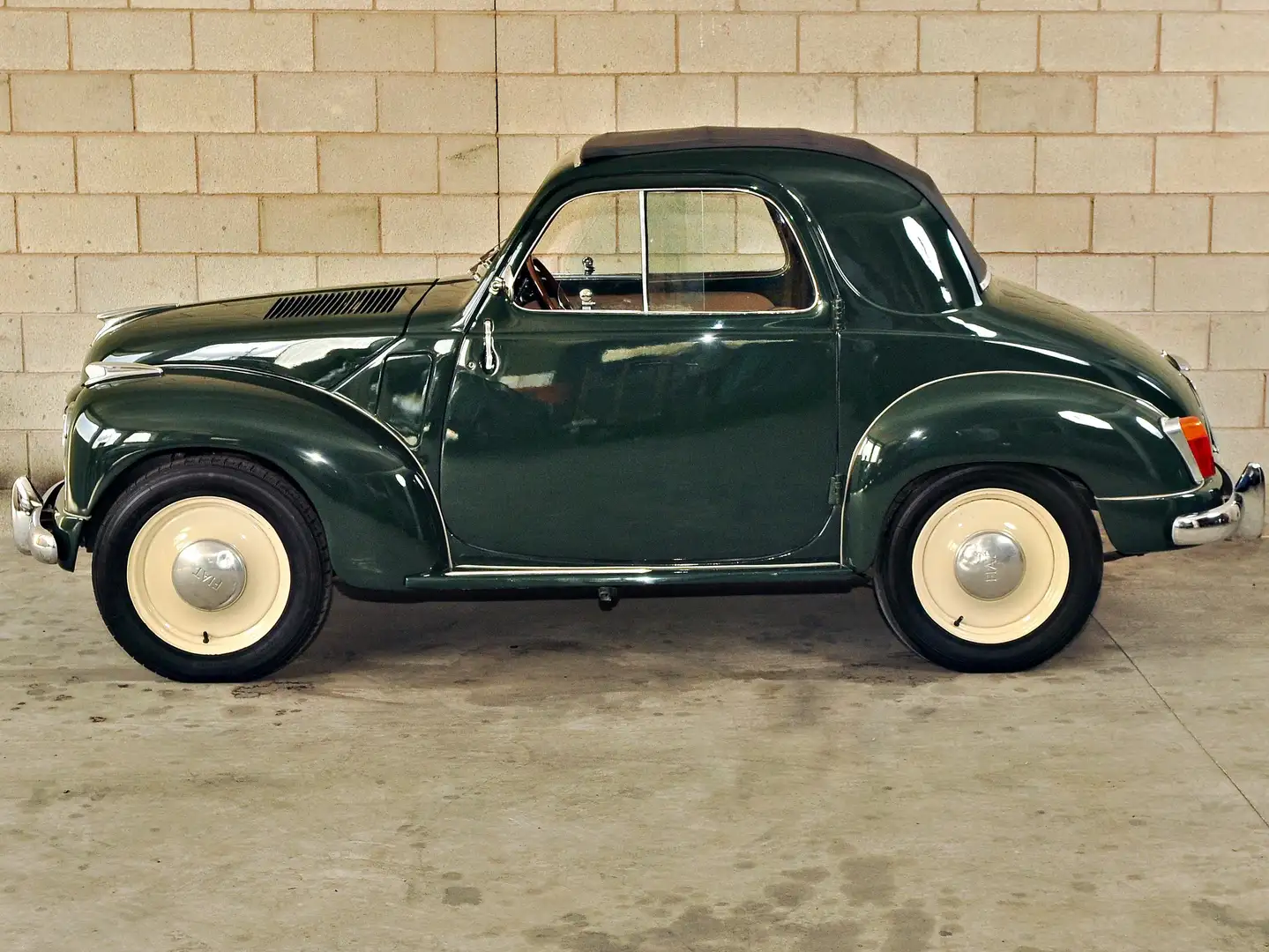 Fiat 500C Topolino Trasformabile Groen - 1