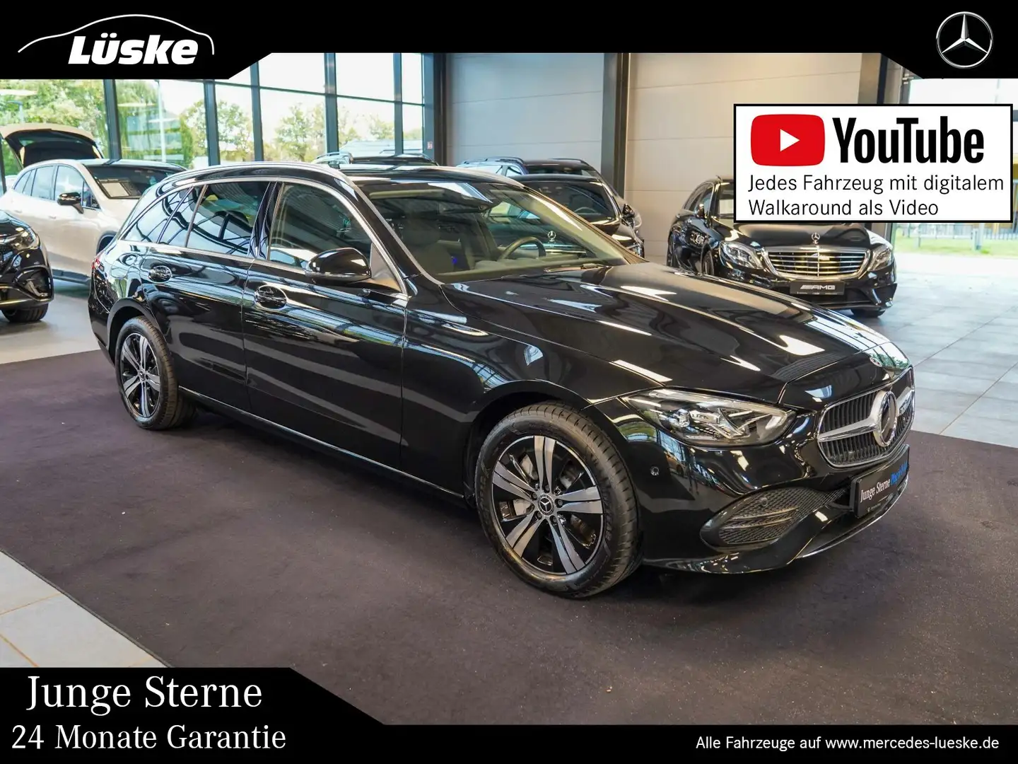 Mercedes-Benz C 300 C 300 e T AVANTGARDE Pano Fahrassistenz AHK 360° Schwarz - 1